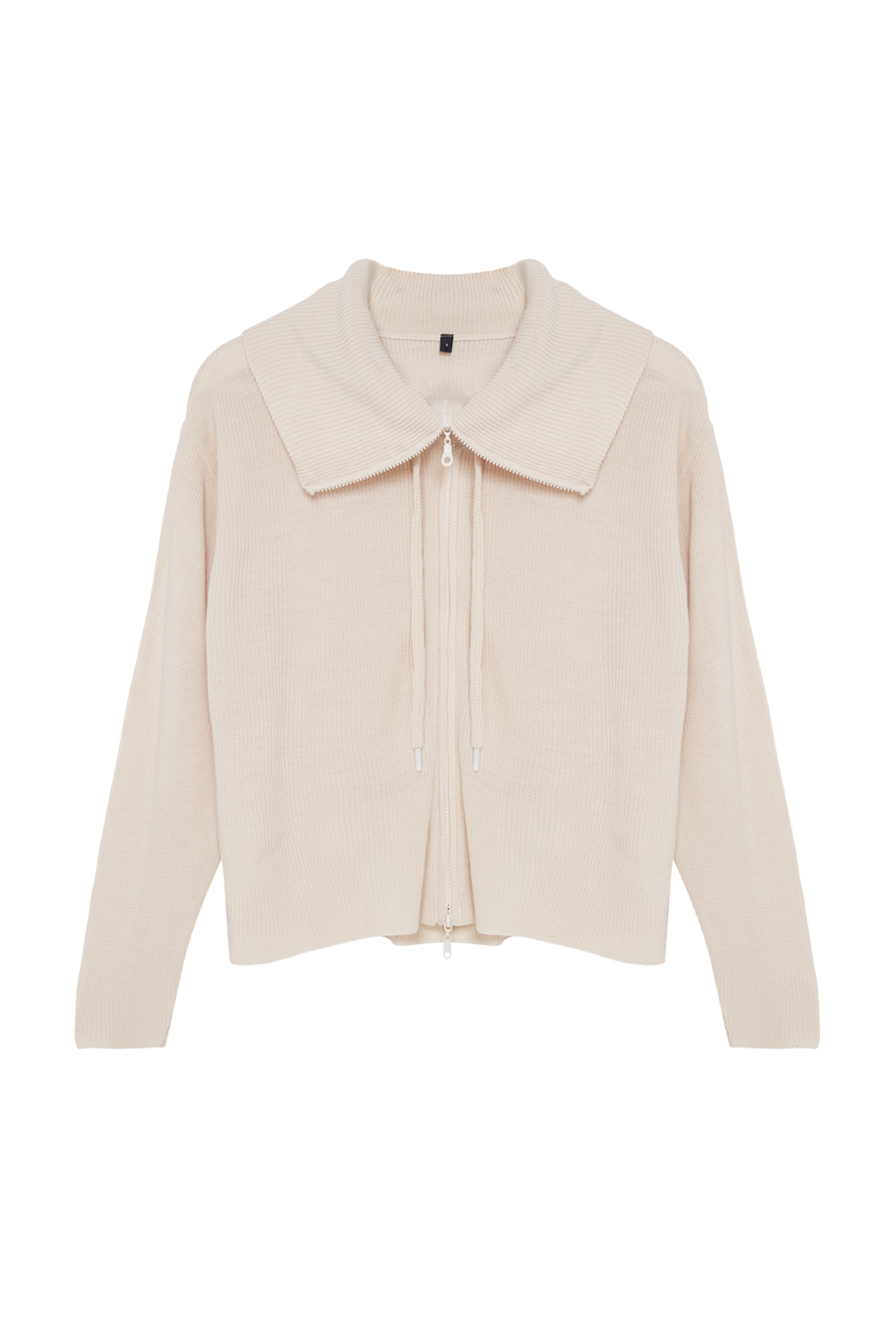 Trendyolmilla  Taş Geniş Kalıp Fermuar Detaylı Triko Hırka TWOAW23HI00189 - Görsel 6