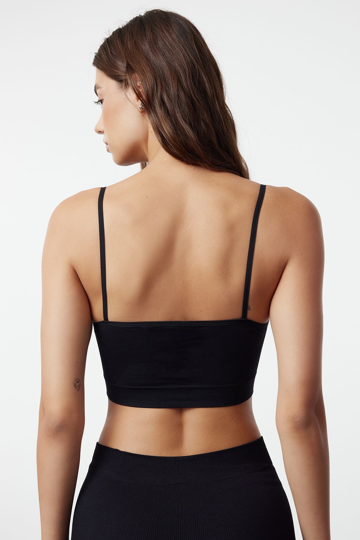 Trendyol Collection-Schwarzes nahtloses String-Bustier - THMAW21BS0002 4
