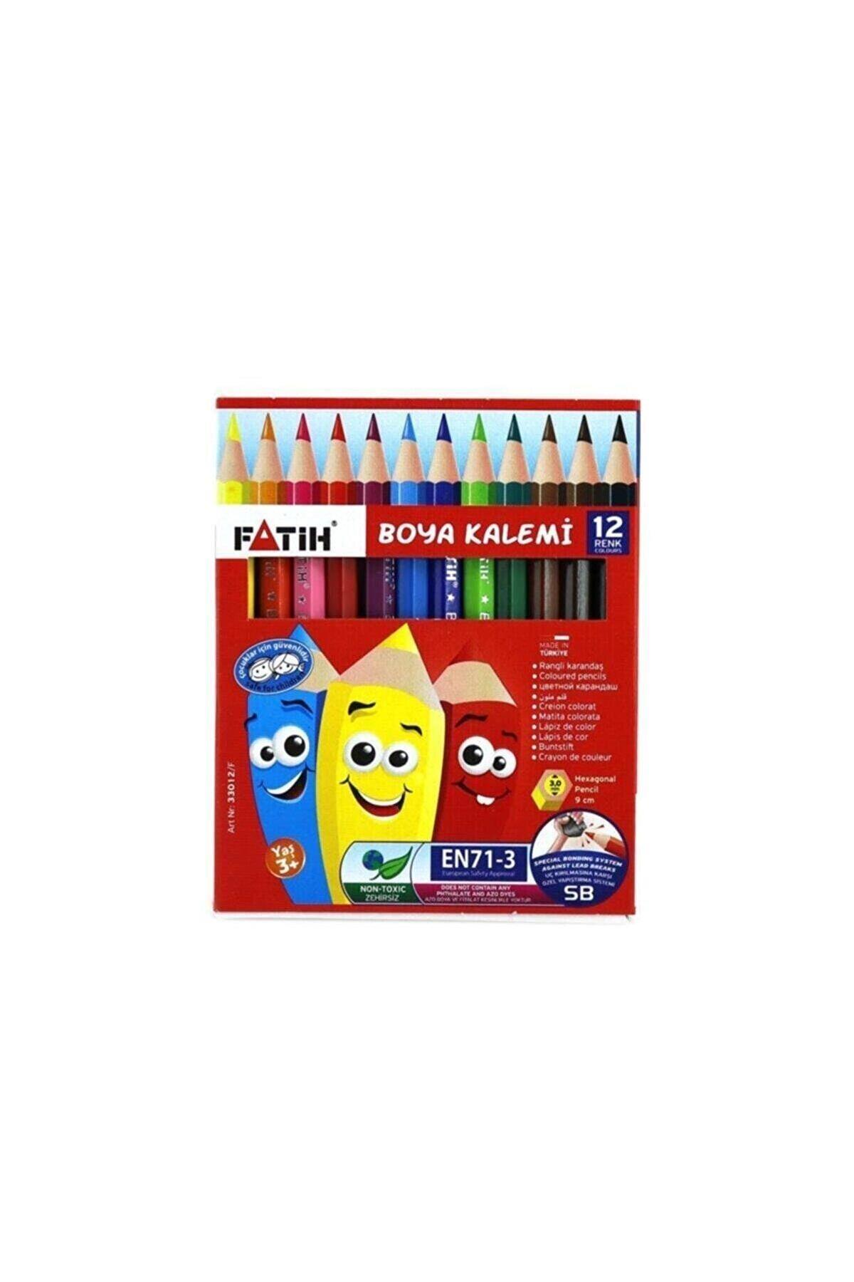 Fatih Kuru Boya Yarım Boy 12 Li 33012