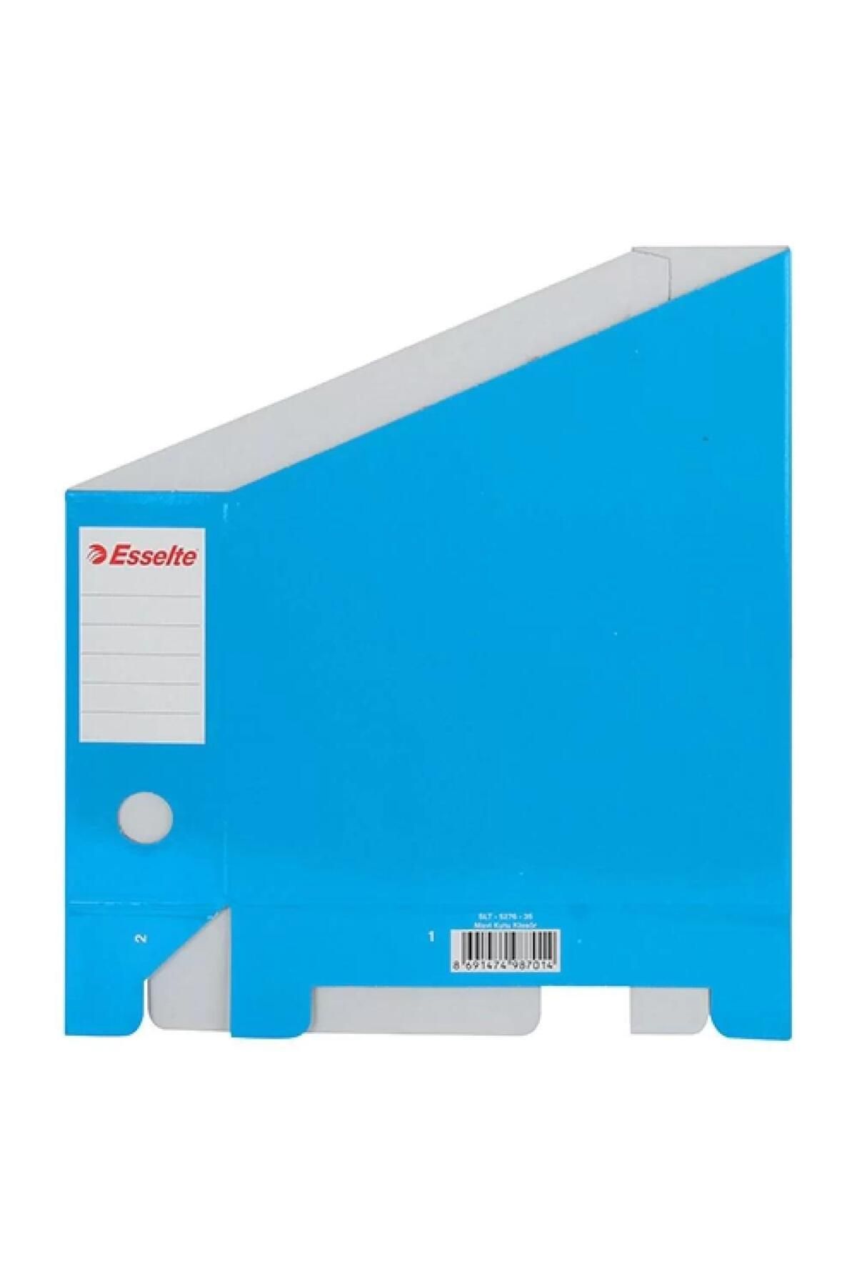 Esselte-Blue Box Folder Cardboard Magazine Holder - 7.2x31.5x25 cm (Pack of 6) 2