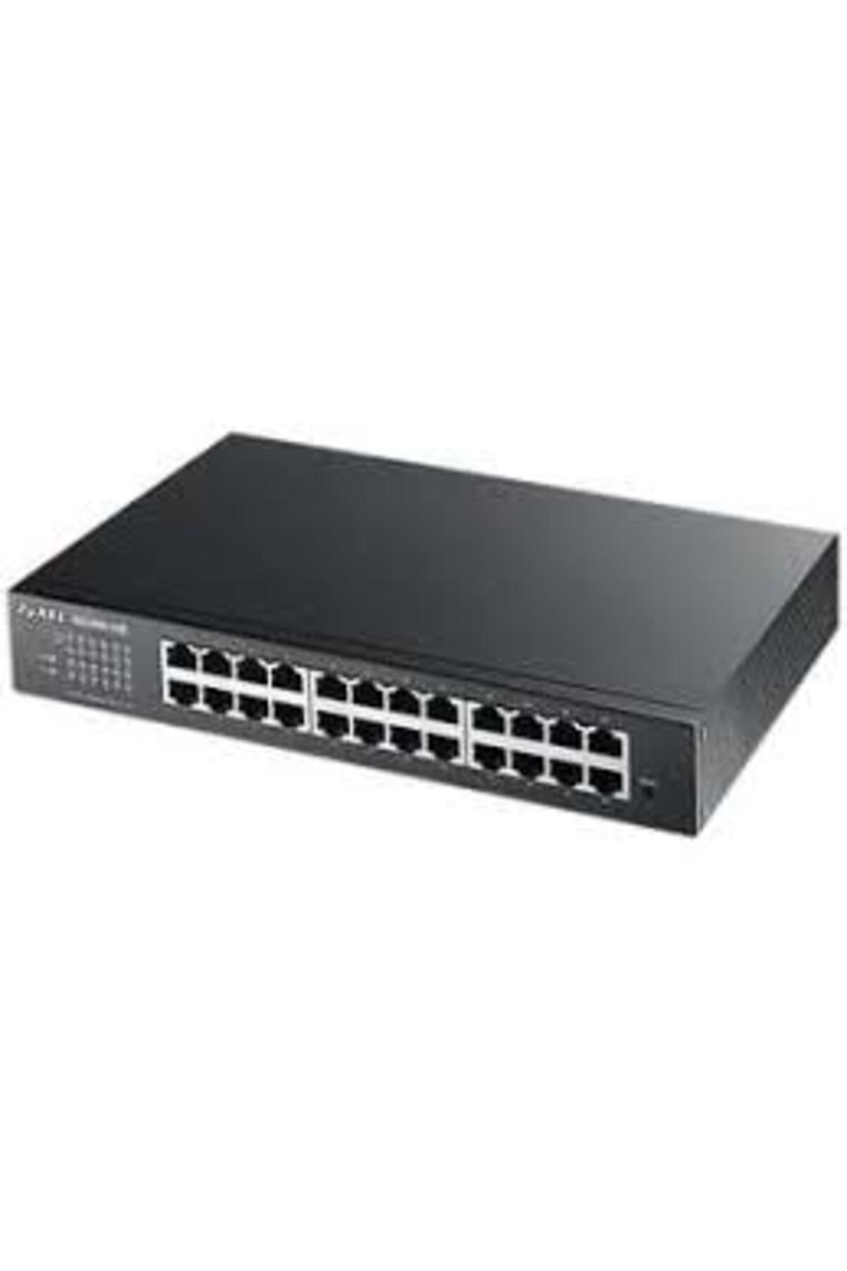OEM Zyxel 24 Port 10-100-1000 Mbps Switch Tak-Kullan Port-Önceliklendirme Destekli Yönetilemeyen Gigabit