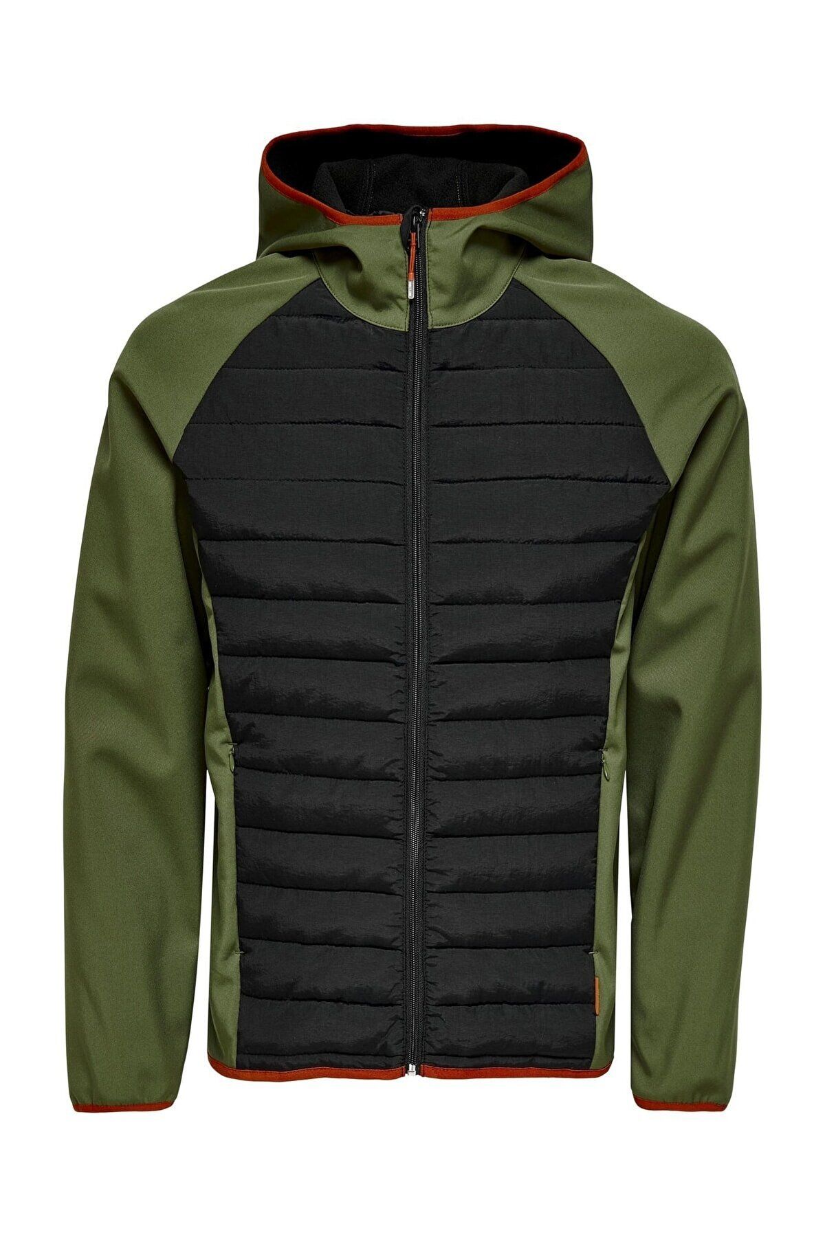کاپشن مشکی مردانه Only Sons کت Andrew Softshell Otw 22020944 02 Only & Sons
