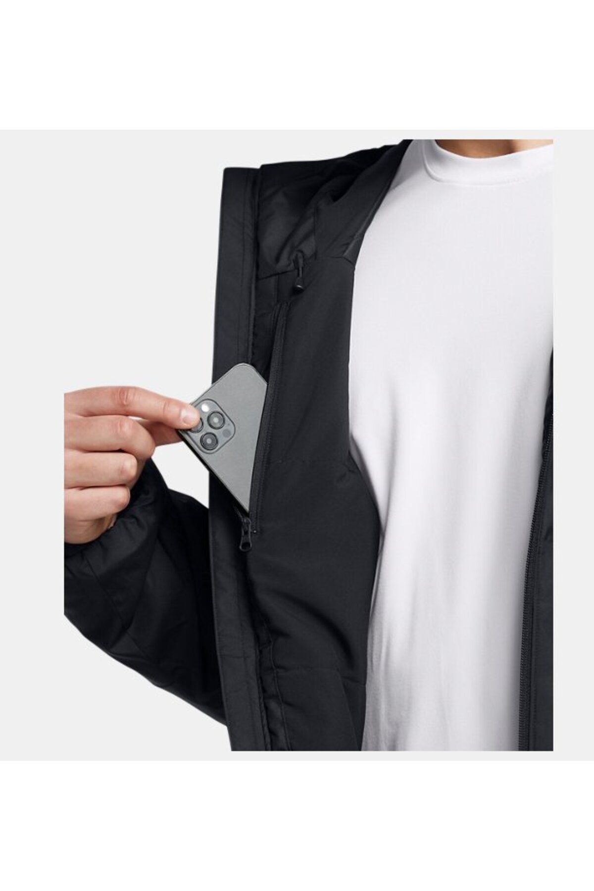 کاپشن ورزشی مشکی مردانه UA غیر قابل توقف عایق COAP 001 Under Armour