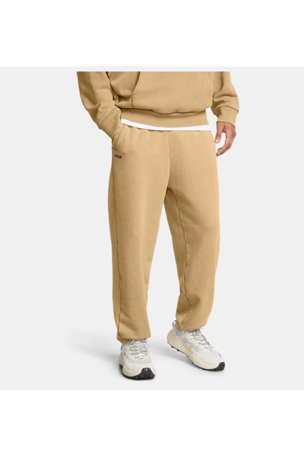 آندر آرمور شلوار گشاد مردانه UA Icon مدل Heavyweight Fleece Wash سایز بزرگ، کد 1386554-263