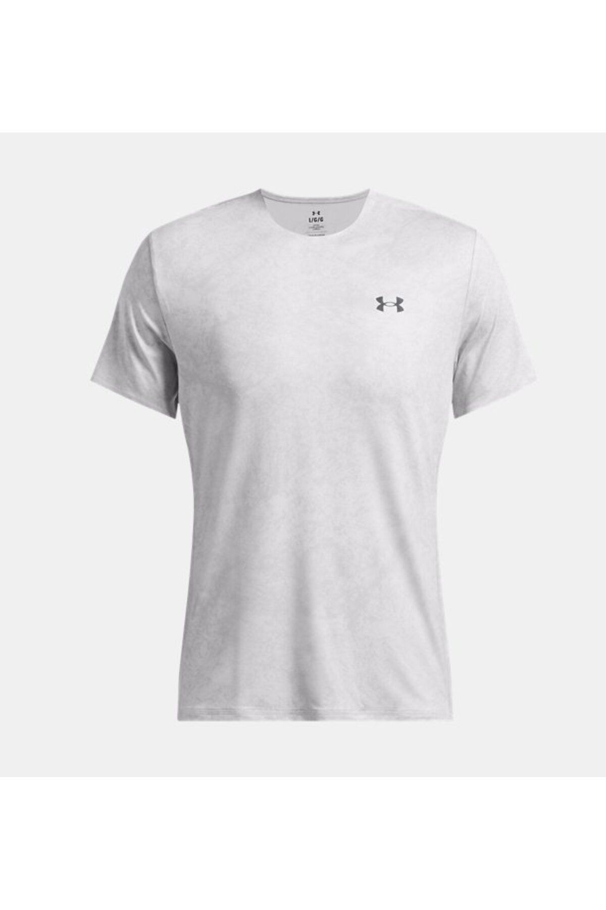 تی شرت ورزشی سفید مردانه UA ناپدید شده VENT طرح دار آستین کوتاه 014 Under Armour