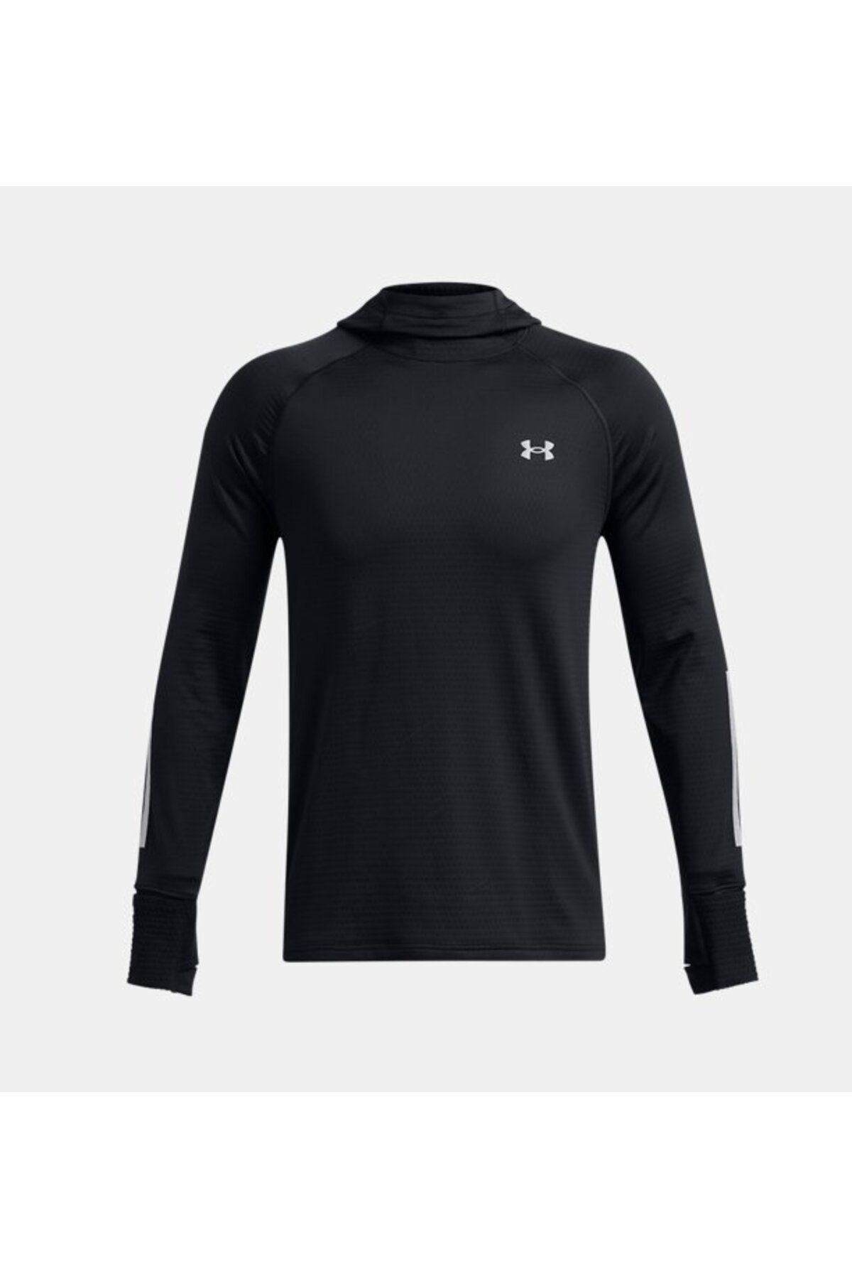 تی شرت ورزشی مشکی مردانه آستین بلند UA 001 Under Armour