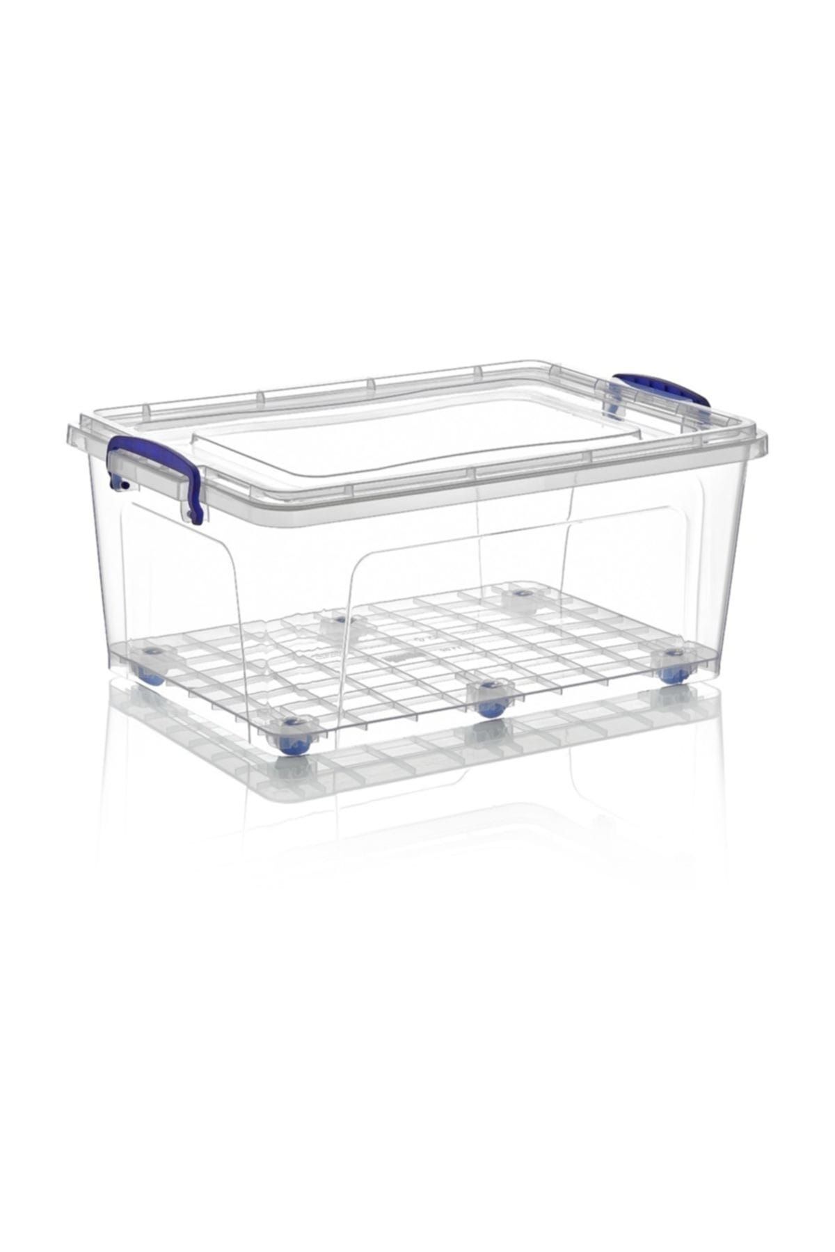 Vienev-30 Liter Transparent Storage Box and Toy Box 1