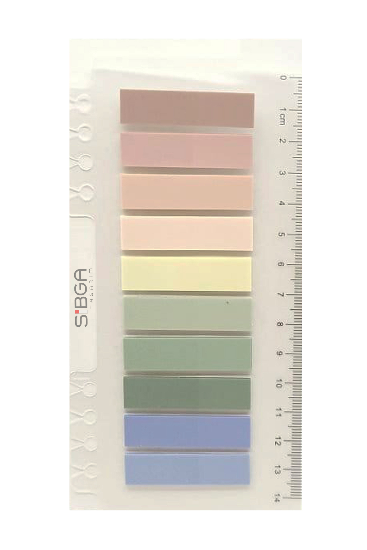 sibga tasarım Şeffaf Renkli Postit Post-it Post It. Kitap Ayracı Ayraç Postit Sticker Not Kağıdı 200 Yaprak