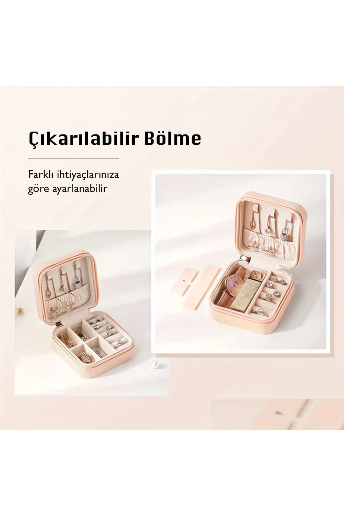 UrbanCove Co-Mini cutie portabilă de bijuterii de călătorie 5