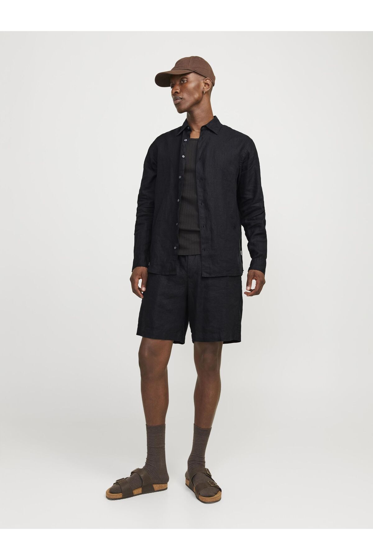 شلوارک مردانه راسته فاق نرمال | جک اند جونز Jack & Jones 12253134 - تصویر 5