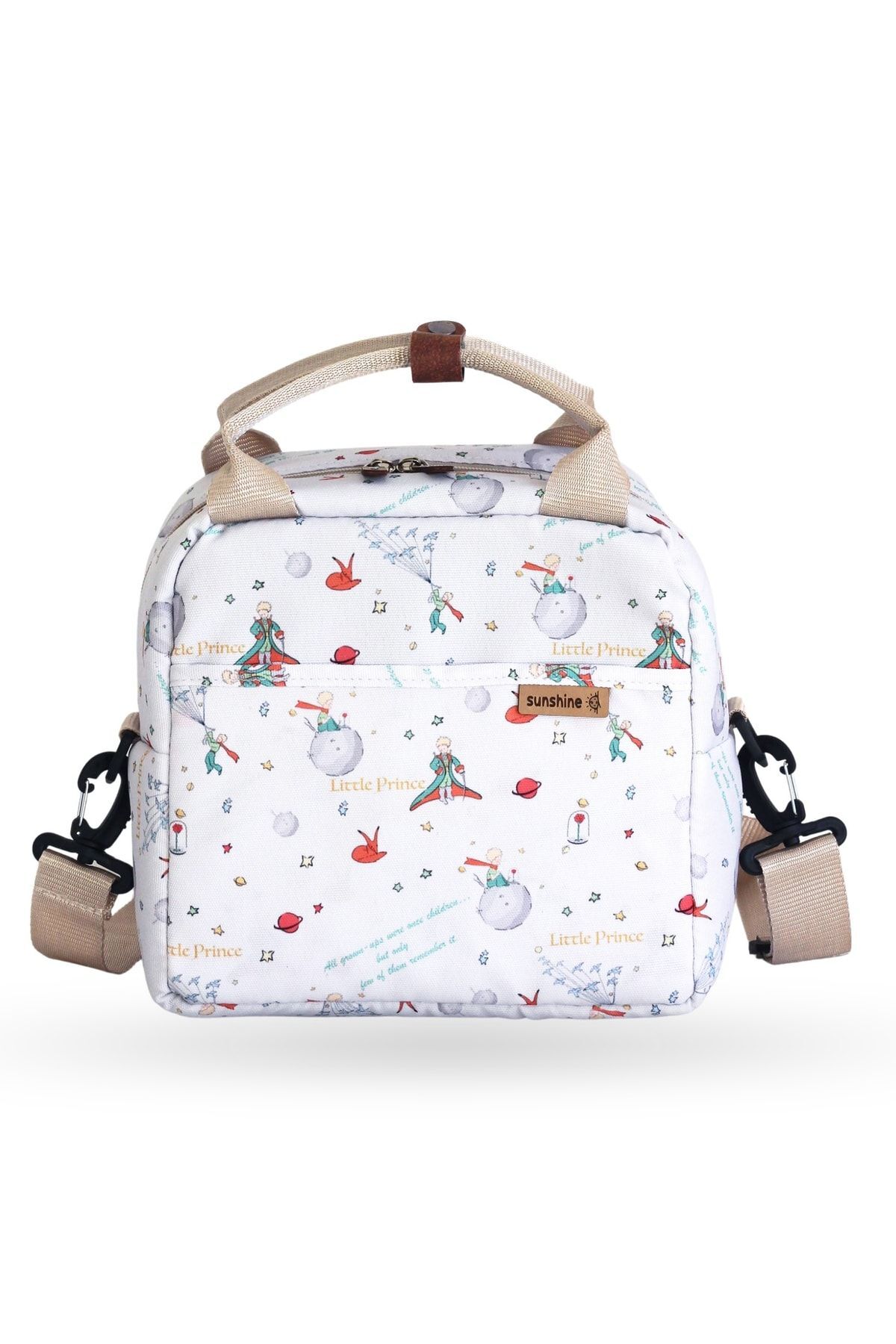 Sunshine Küçük Prens Desen Ek Gıda Yemek Taşıma Beslenme Omuz Çantası fotoğrafı 2 (önizleme)