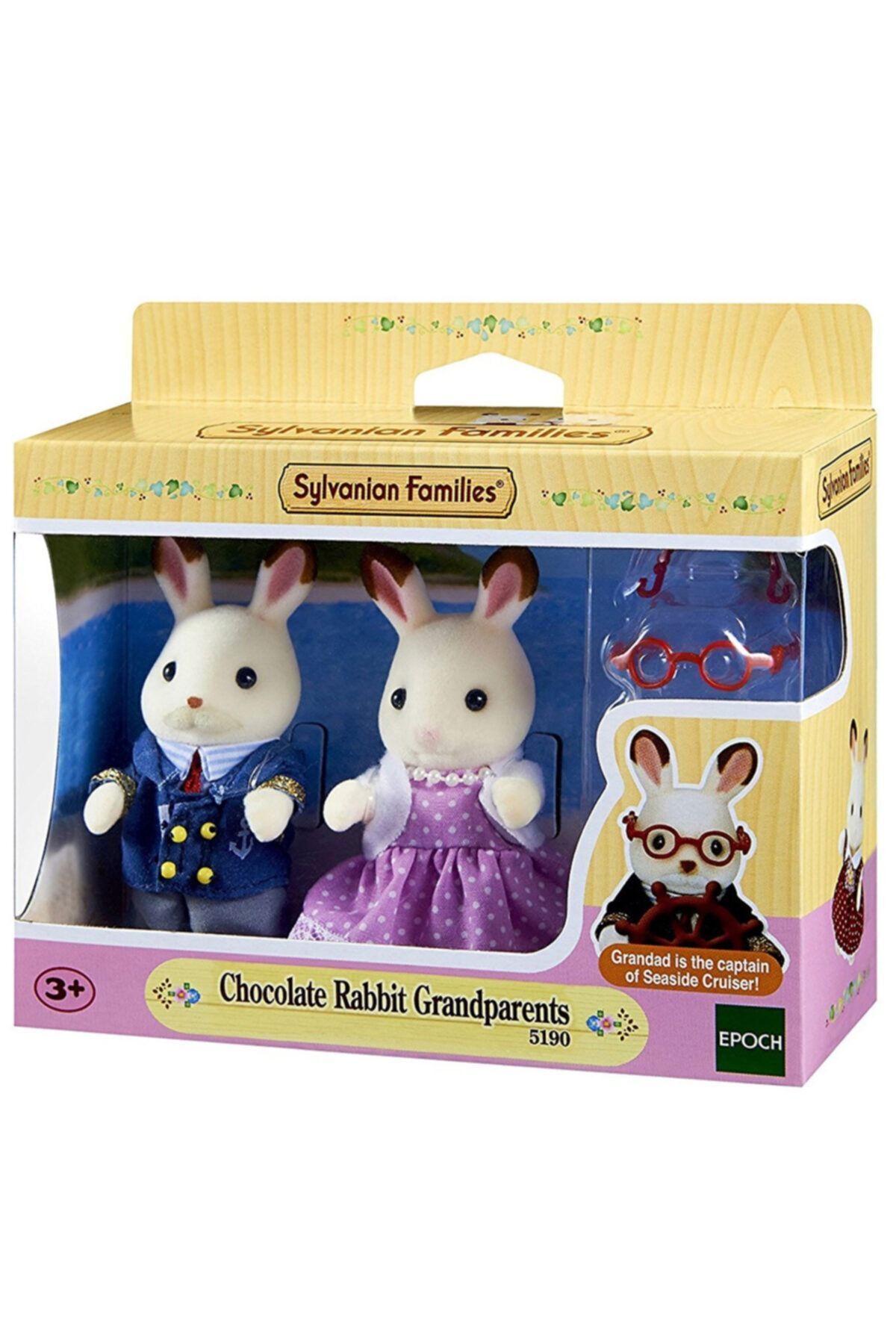Sylvanian families chocolate rabbit grandparents sales