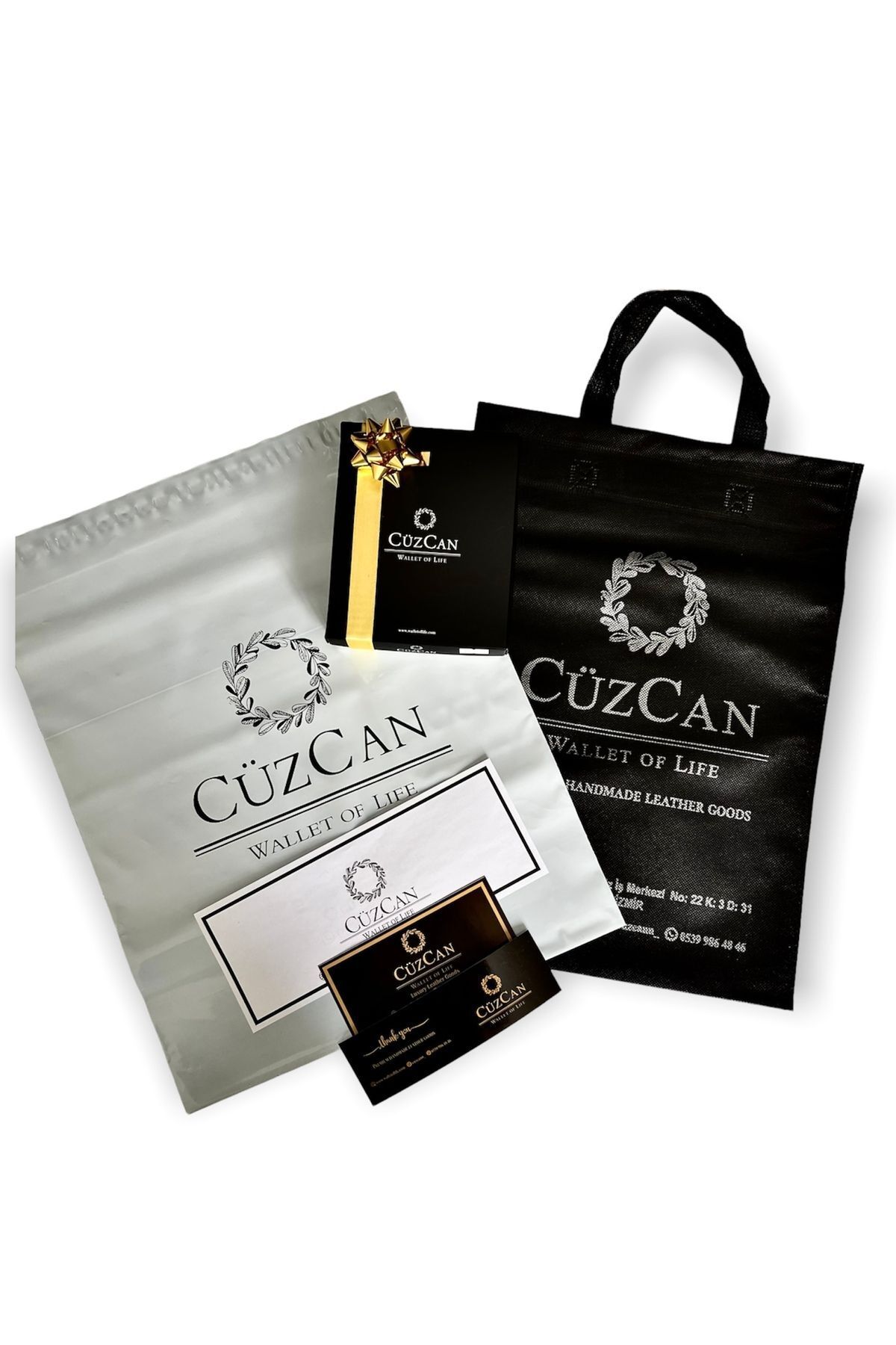 CüzCan-حقيبة كروس من الجلد الطبيعي باللون الأسود مفيدة للغاية للجنسين 7