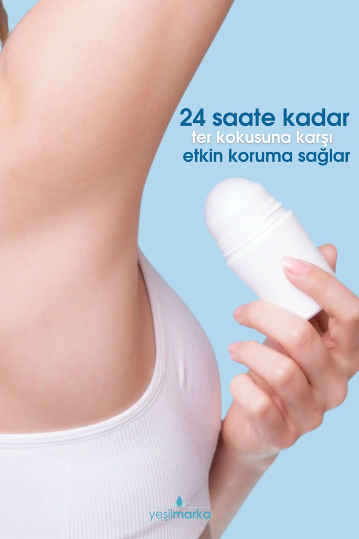 دئودورانت و رول آن مردانه زنانه طبیعی بر روی صاف خوردن موهای کاهش دهنده بوی عرق مؤثر yeşilmarka