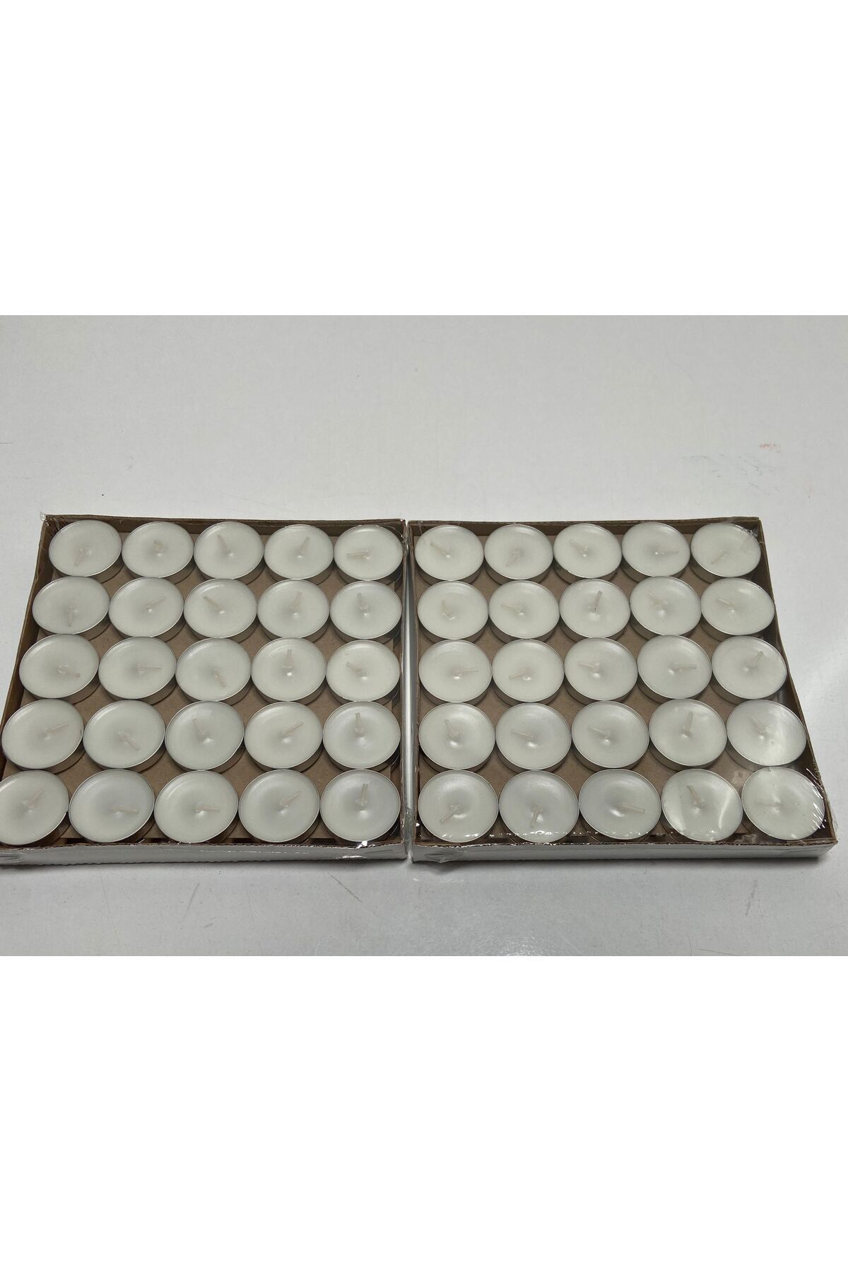 50 Tealight Candles, 1 Hour Burning Time