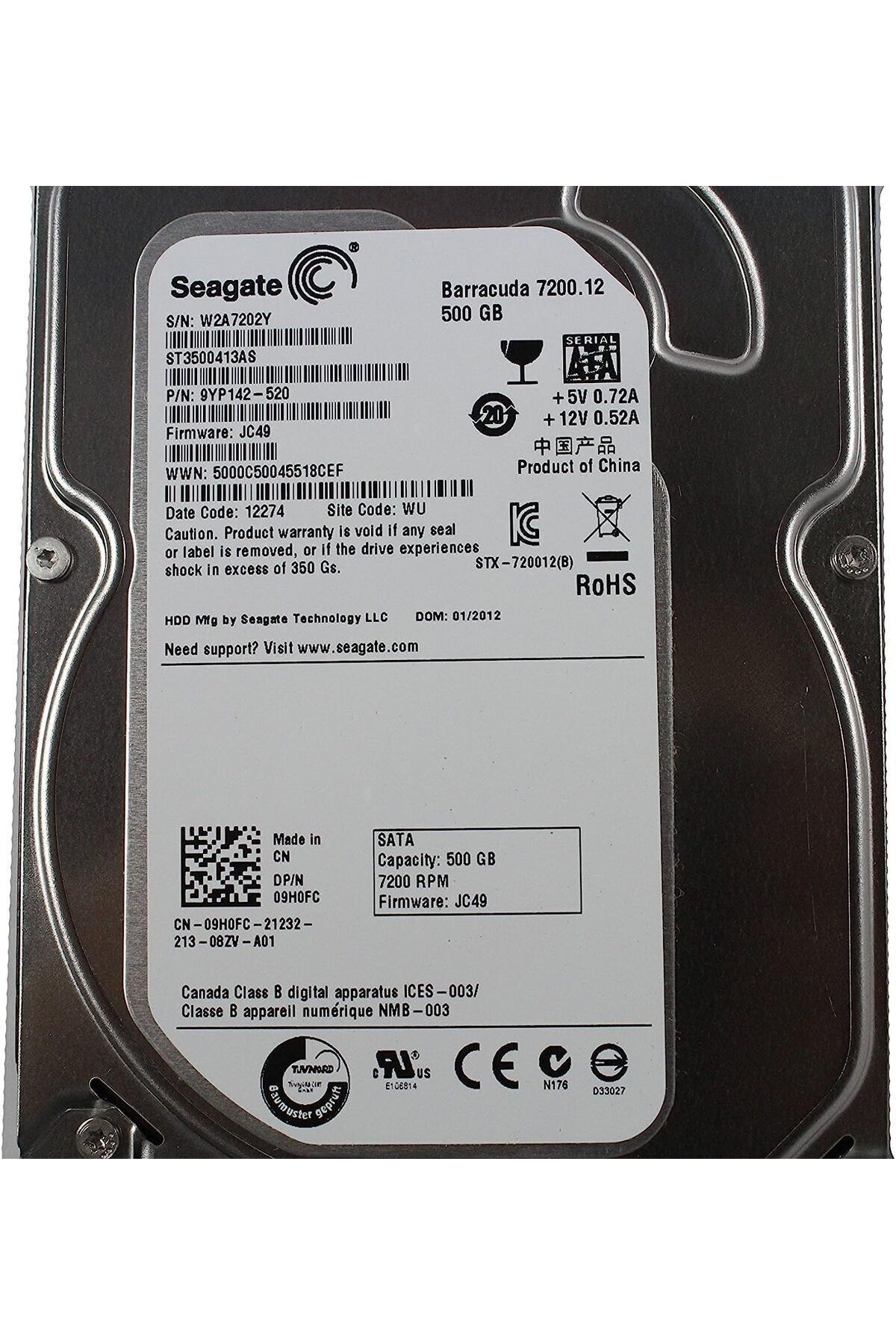 SEAGETE Seagate Barracuda 3,5