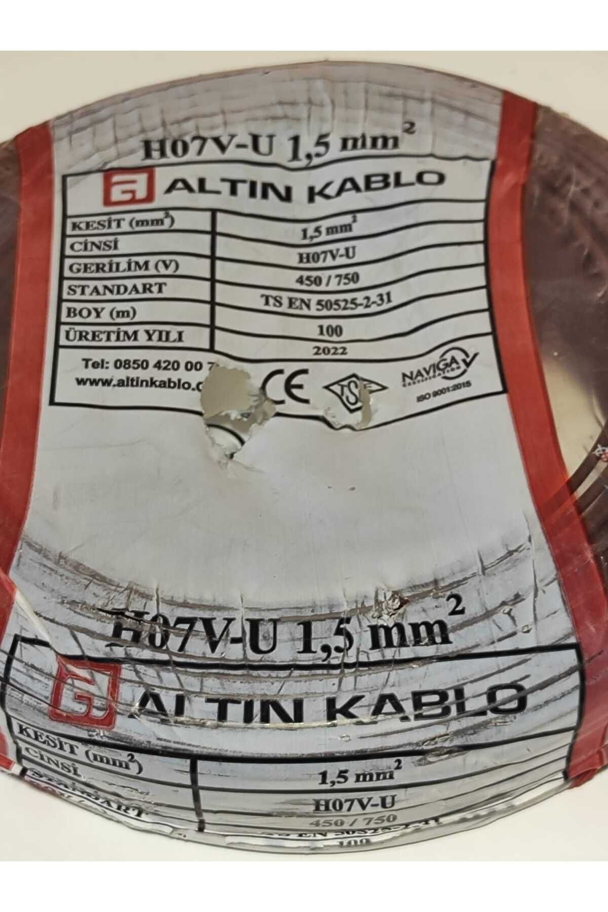 1,5 LUK  KAHVERENGİ NYA KABLO 100 mt ALTIN MARKA