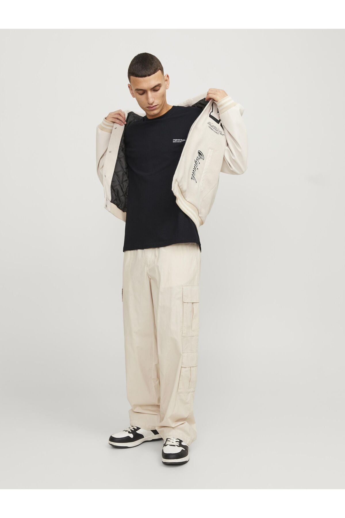 تیشرت مردانه مشکی جک اند جونز | TYC4212E5D170572457119158 اورجینال - تصویر 5