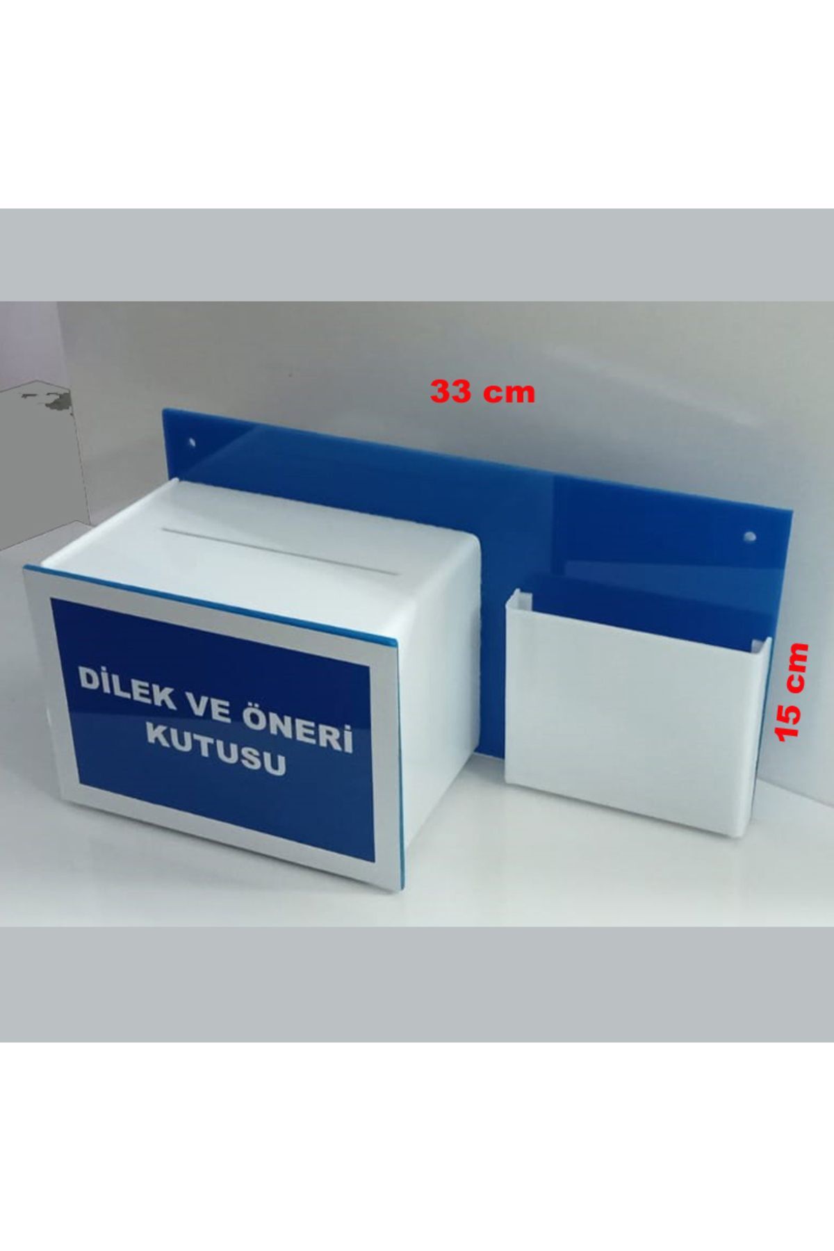 miraj reklam yeni mavi-beyaz dilek öneri kutusu