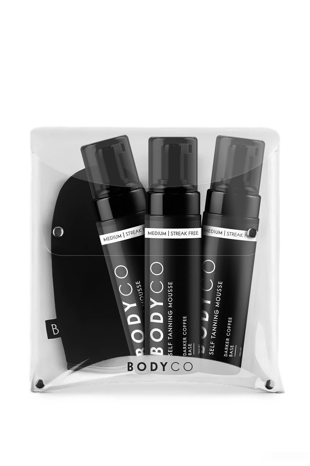 Bodyco 3’lü Self Tanning Mousse - Bronzlaştırıcı Köpük + Tanning Mitt