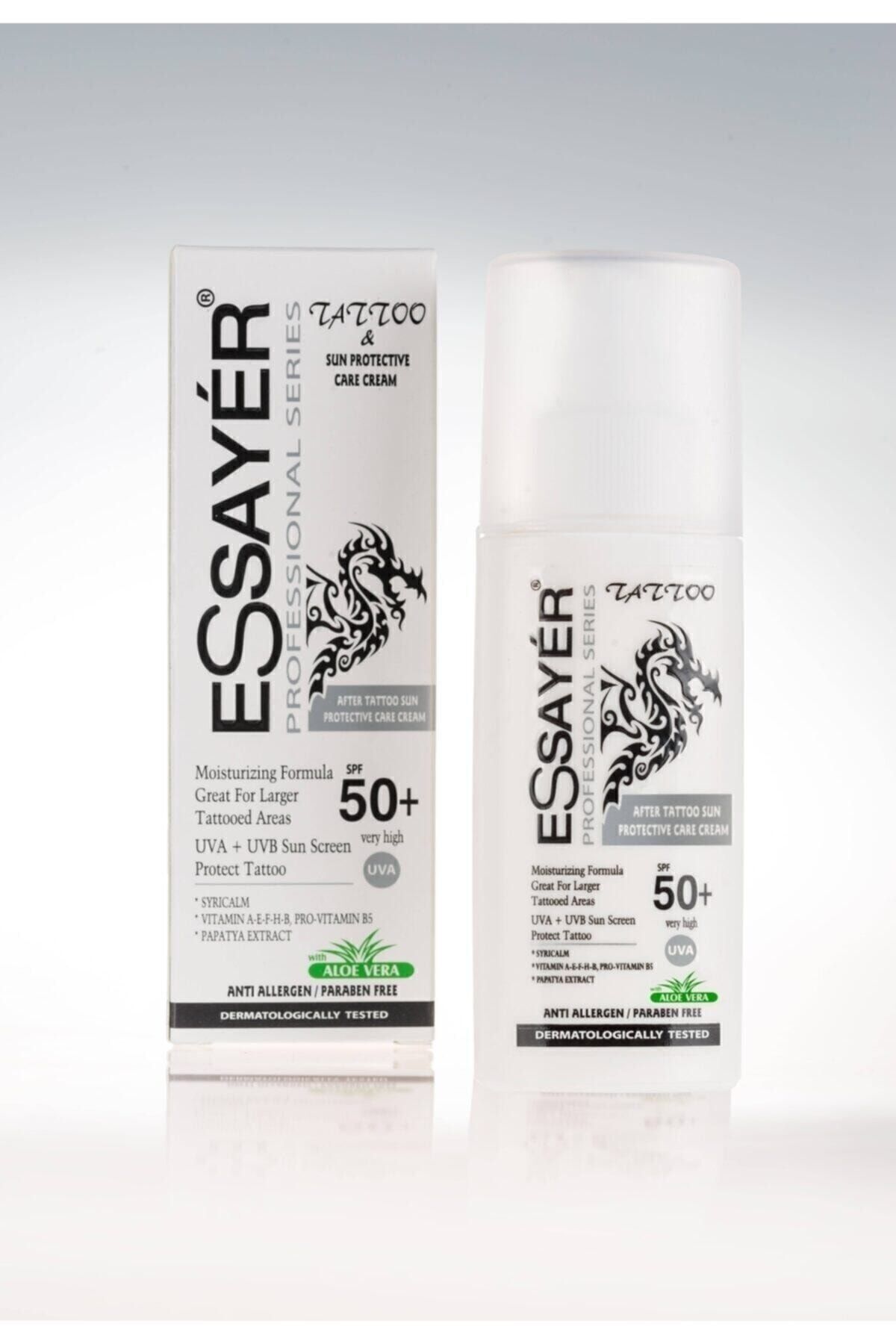 ESSAYER-After Tattoo Sunscreen Skin Care Cream Spf 50 + 1