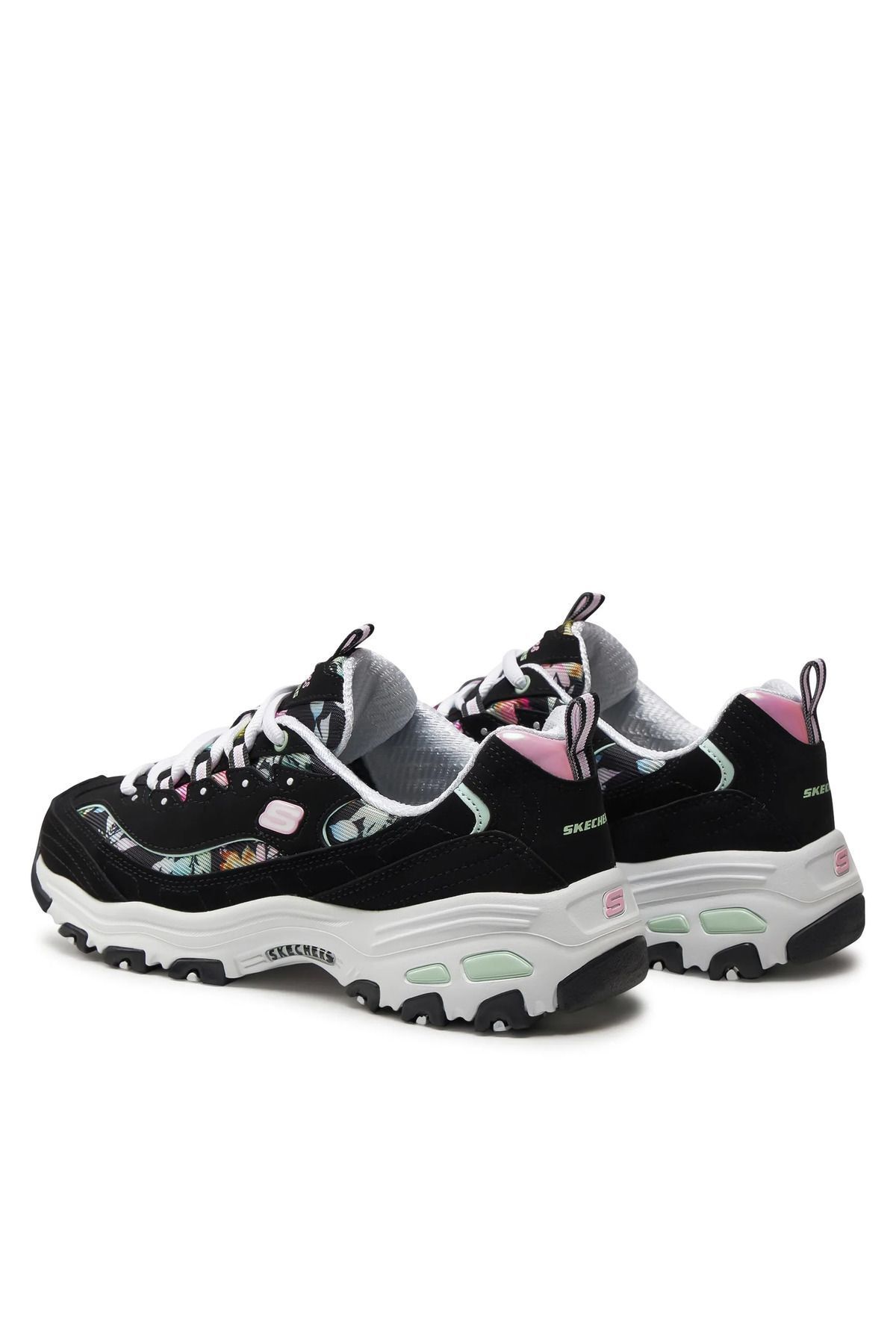 اسنیکر مشکی زنانه D'Lites BLOOMING کفش 149794 bkmt Skechers
