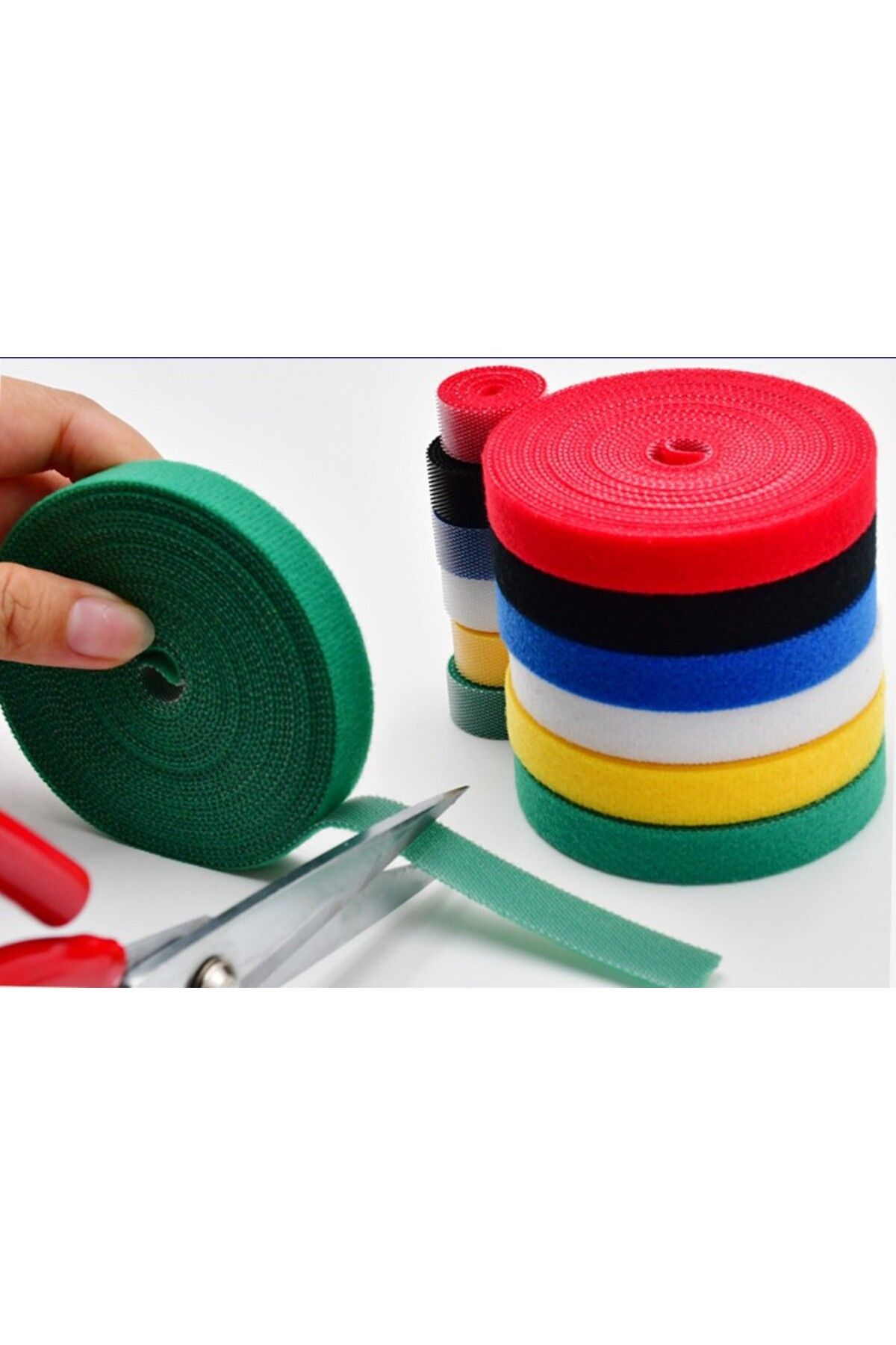 Cırt Cırt Sabitleyici Kablo Düzenleyici 5 Metre X 1cm
