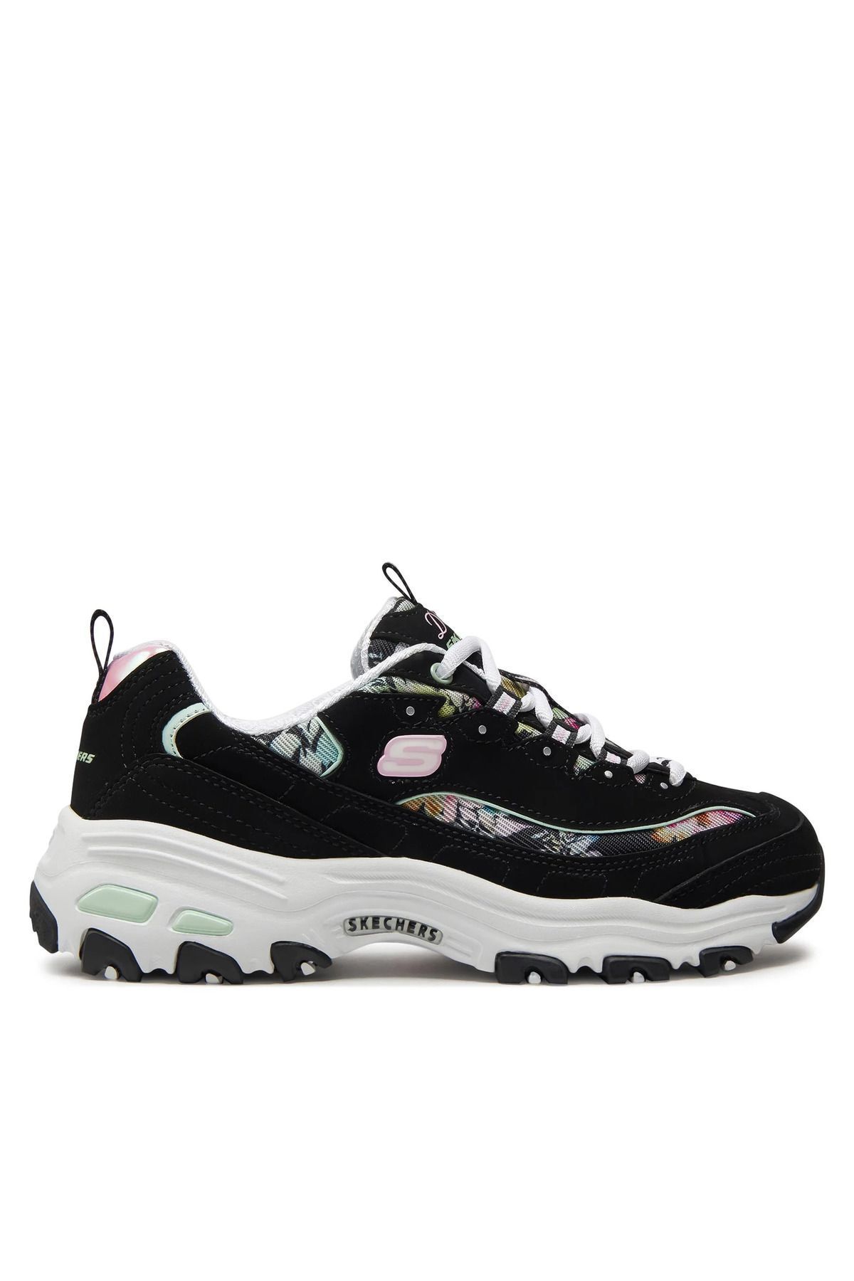 اسنیکر مشکی زنانه D'Lites BLOOMING کفش 149794 bkmt Skechers
