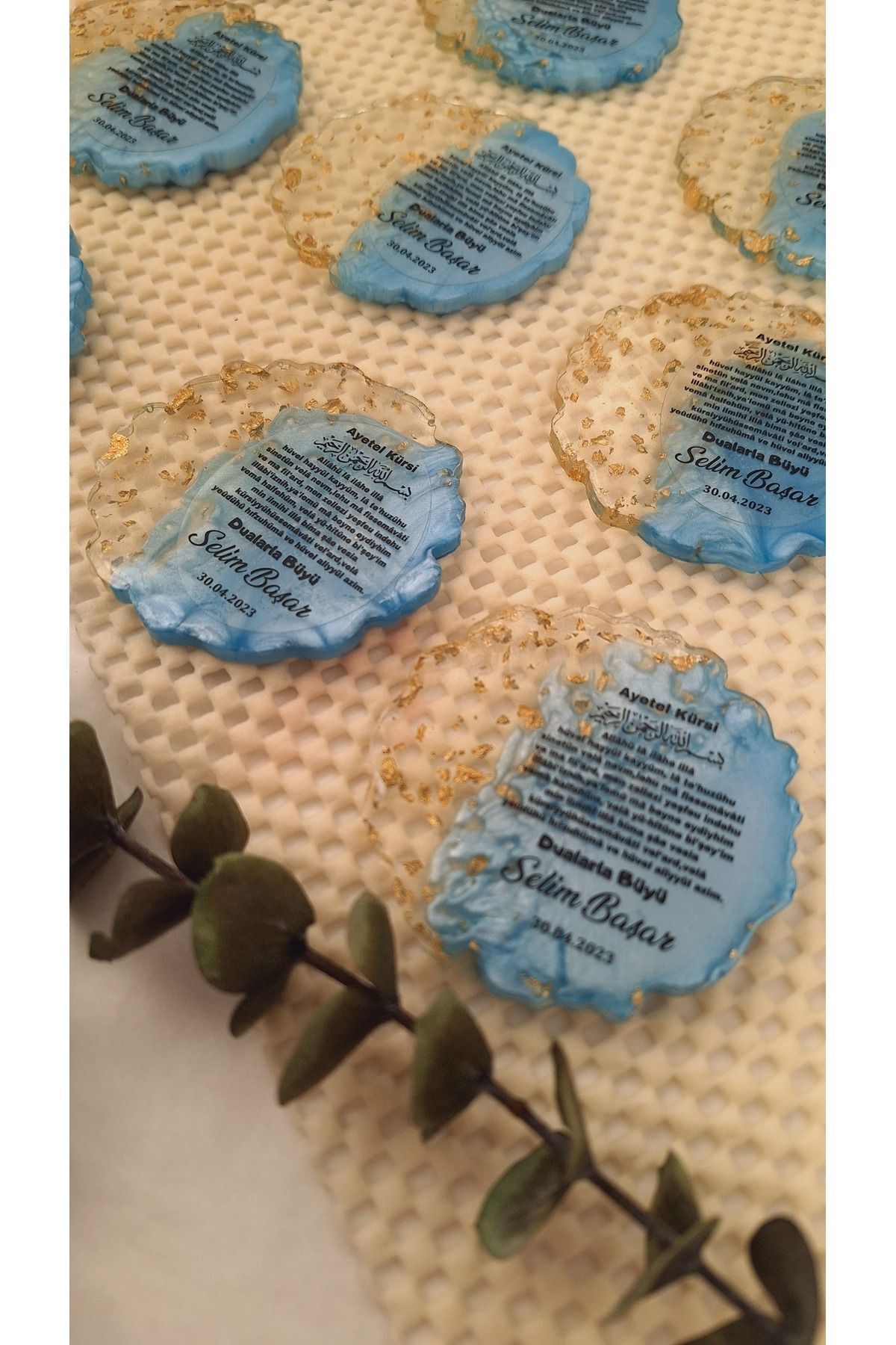 SevgiliAtolyemm Mavi Epoksi Magnet 15 Adet Sünnet Doğum Günü Mevlüt fotoğrafı 4 (önizleme)