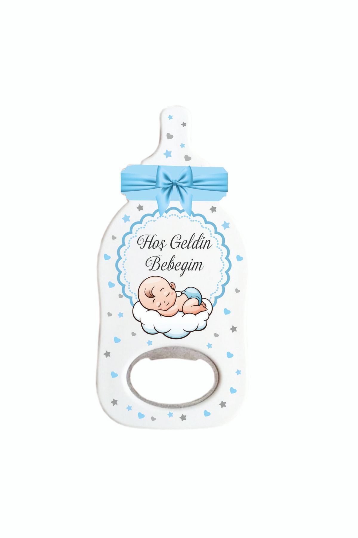 Ege ajans 10 Adet (isimli Kartlı Ve Jelatinli) Biberon Açacak Magne