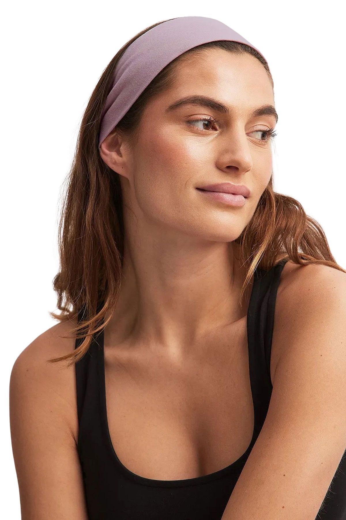 Hair Band Sport Women Men Cotton Lycra Bandana Fitness Tennis Makeup Yoga Pilates Headband Lilac