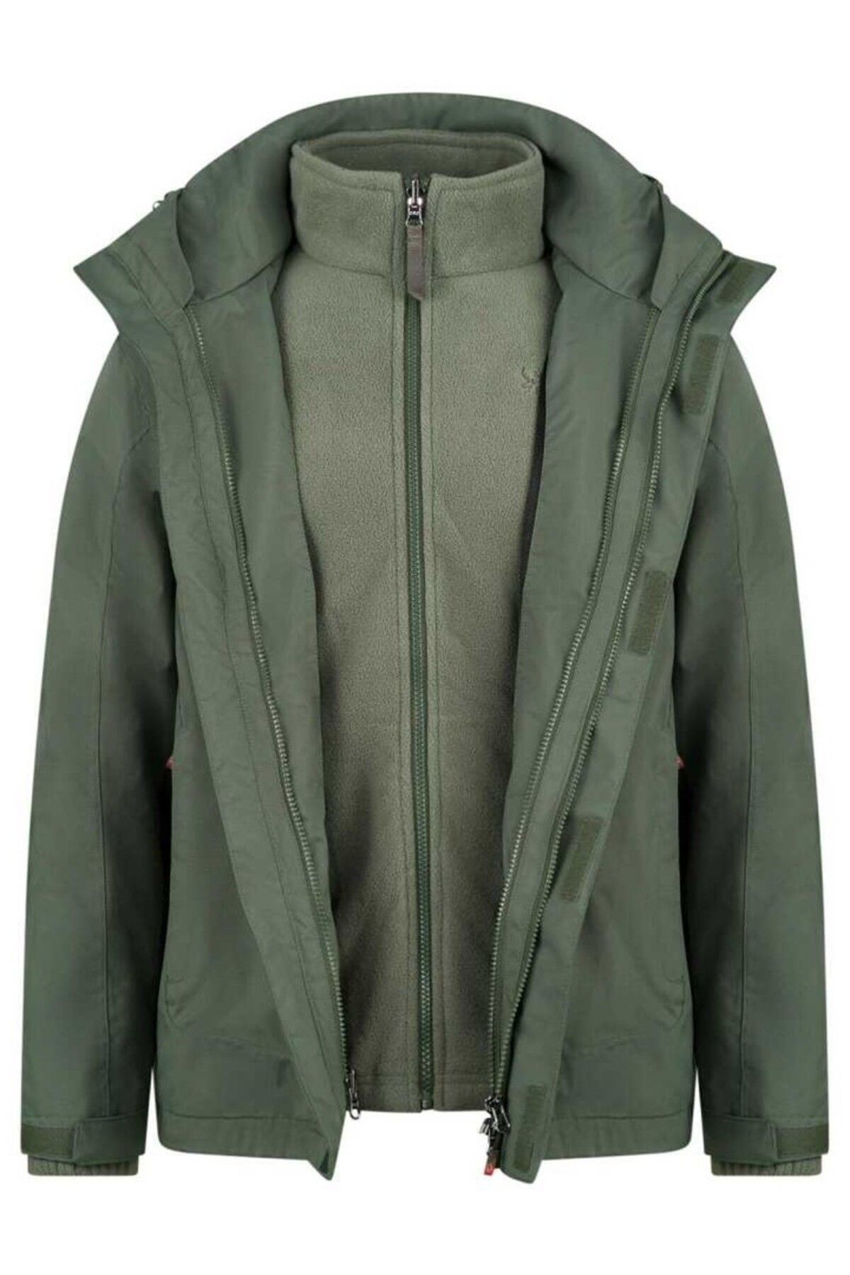 2AS-Elbruz Man 3 In 1 Coat - Sage 2