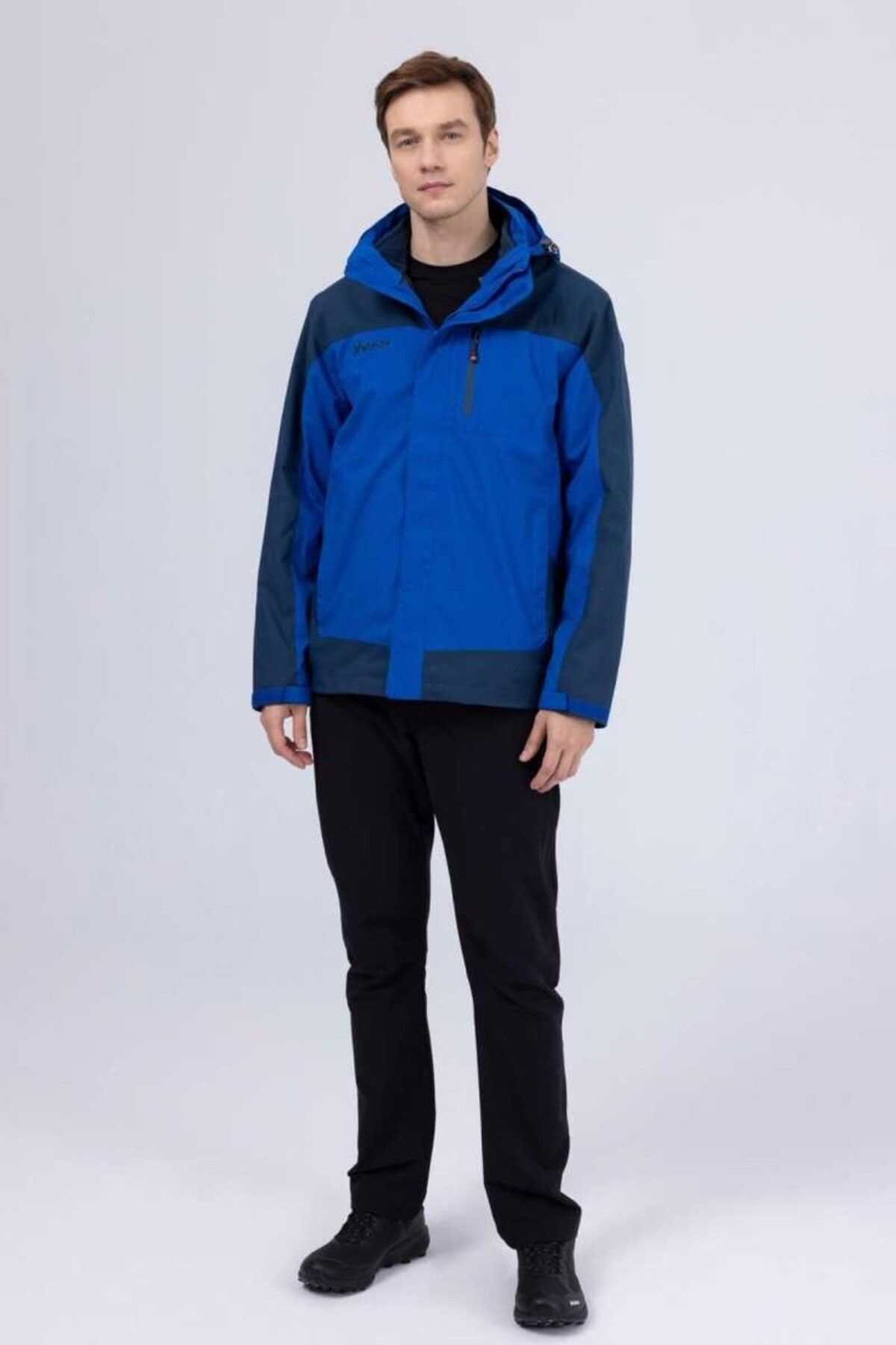 2AS-Elbruz Man 3 In 1 Coat - Orange/Futus 1
