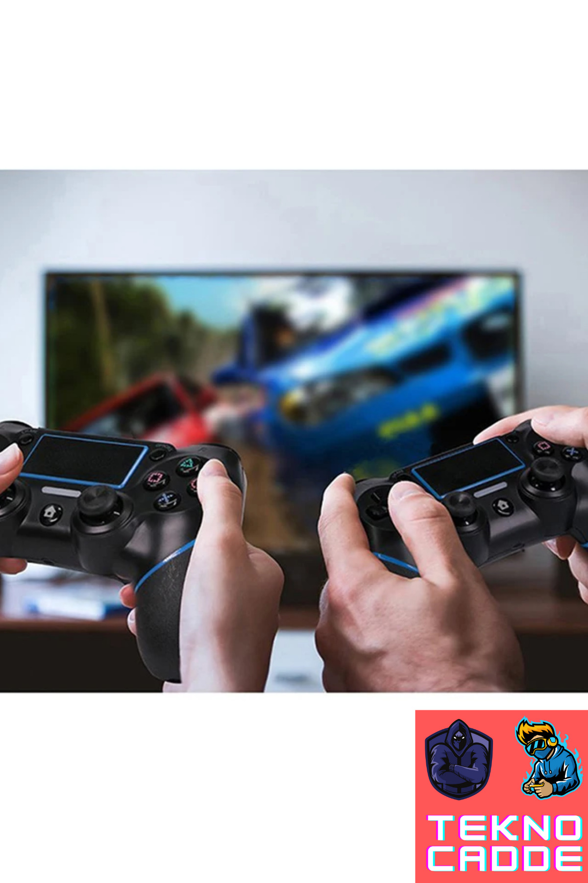 PS4-PC Uyumlu Kablosuz Bluetooth Gamepad Joystick 2