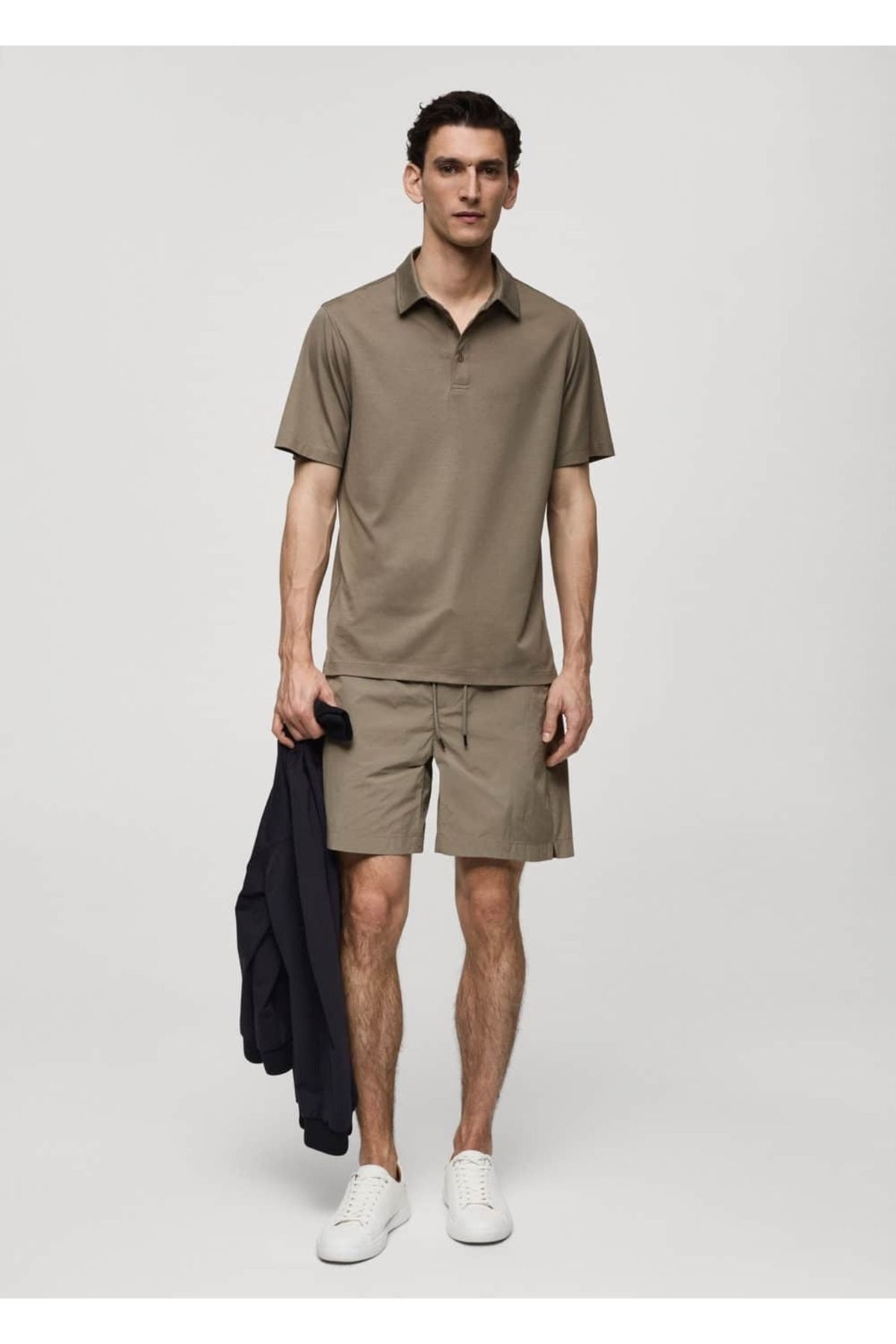 MANGO Man-Waterproof Drawstring Bermuda Shorts 2