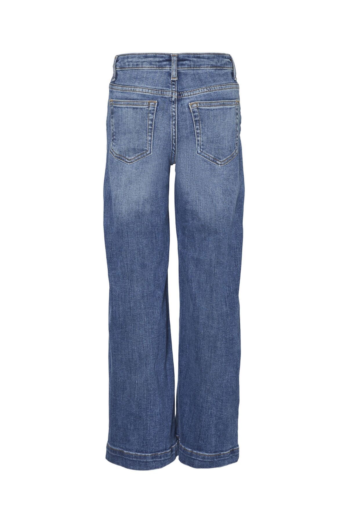 Vero Moda Girl-Weit Geschnitten Vmdaisy Orta Bel Weit Geschnitten Jeans 2