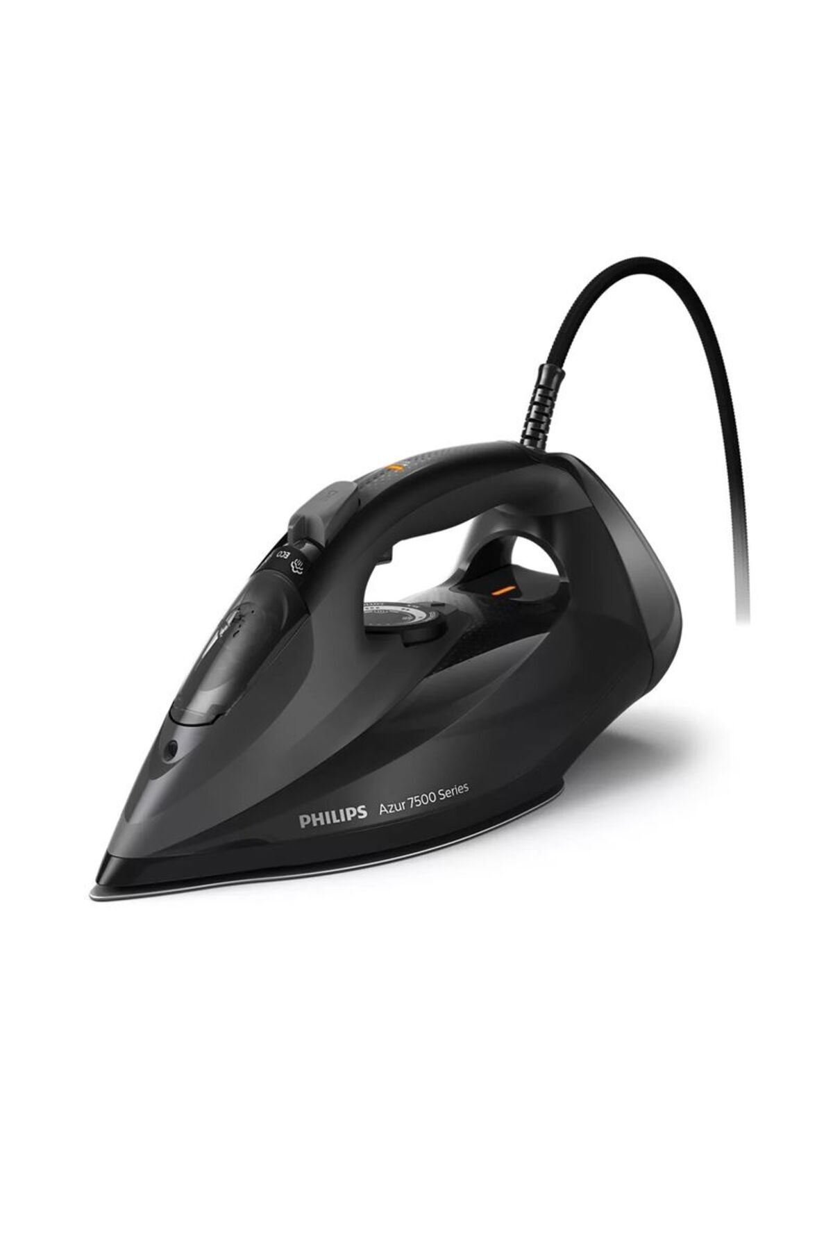 Azur Buharlı Ütü 3200W, 55g/dk Sürekli Buhar, 260g Şok Buhar, Siyah DST7511/80