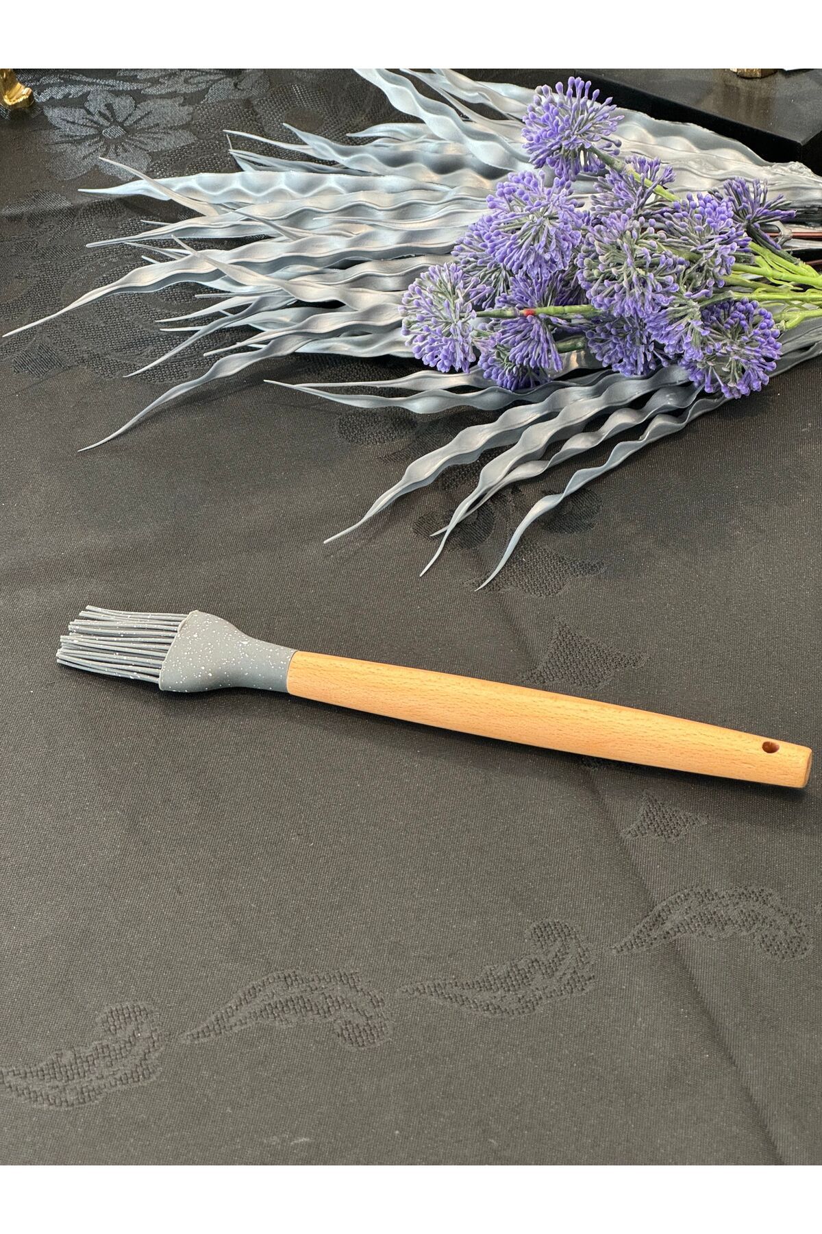 Santara ÜSTÜN KALİTE  SİLİKON BAMBU SAPLI YUMURTA FIRÇASI