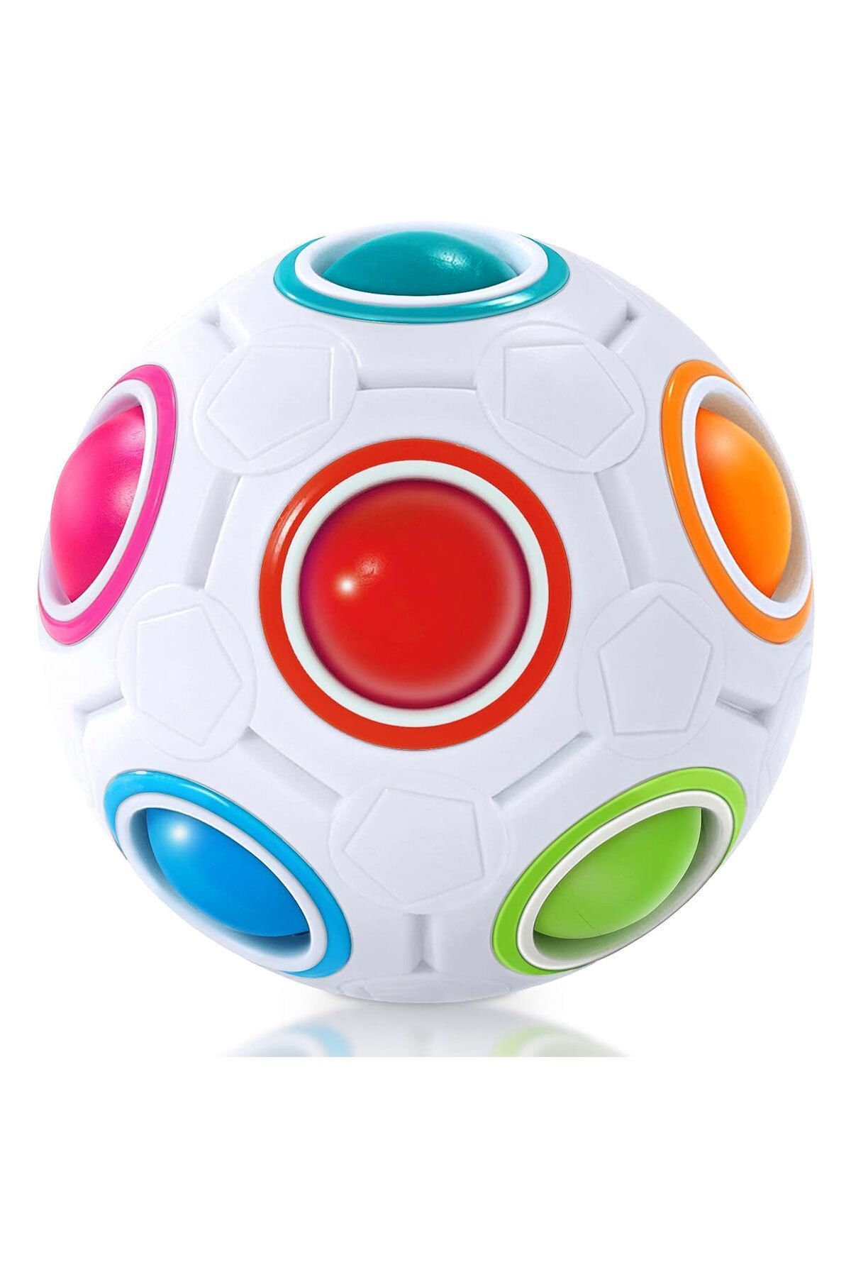 - Magic Rainbow Puzzle Ball, Speed ​​Cube Ball Fun Stress Relief Magic Ball Train