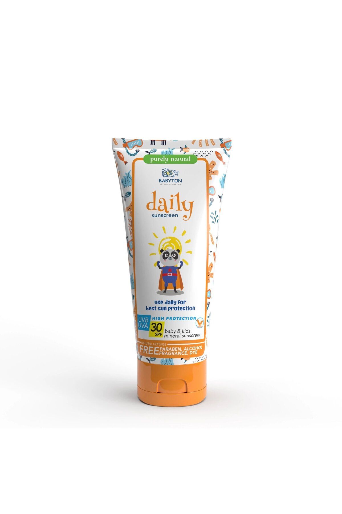 BABYTON  Bebek ve Çocuklar İçin Günlük Güneş Koruyucu Krem 50 ml