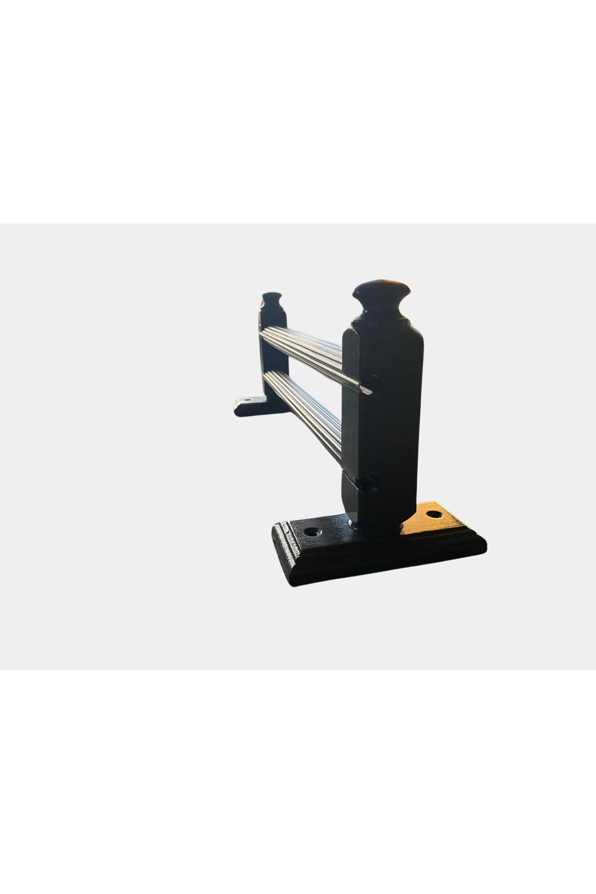 Rustik-Anthracite Rustic Curtain Strap - Double Cetray 2