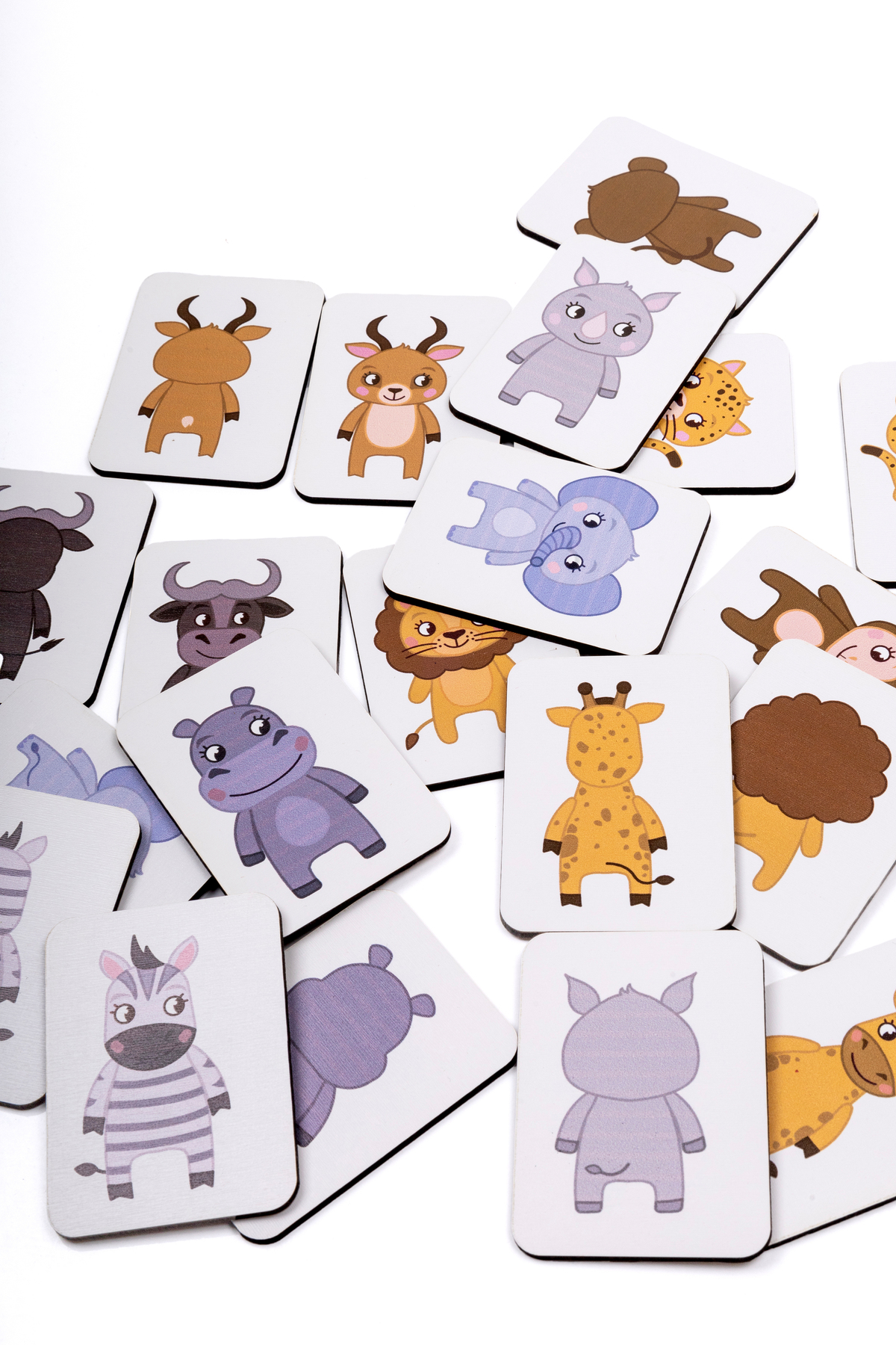 بازی هوشی ساختن رابطه چوبی، بازی جورکردن حیوانات جنگل