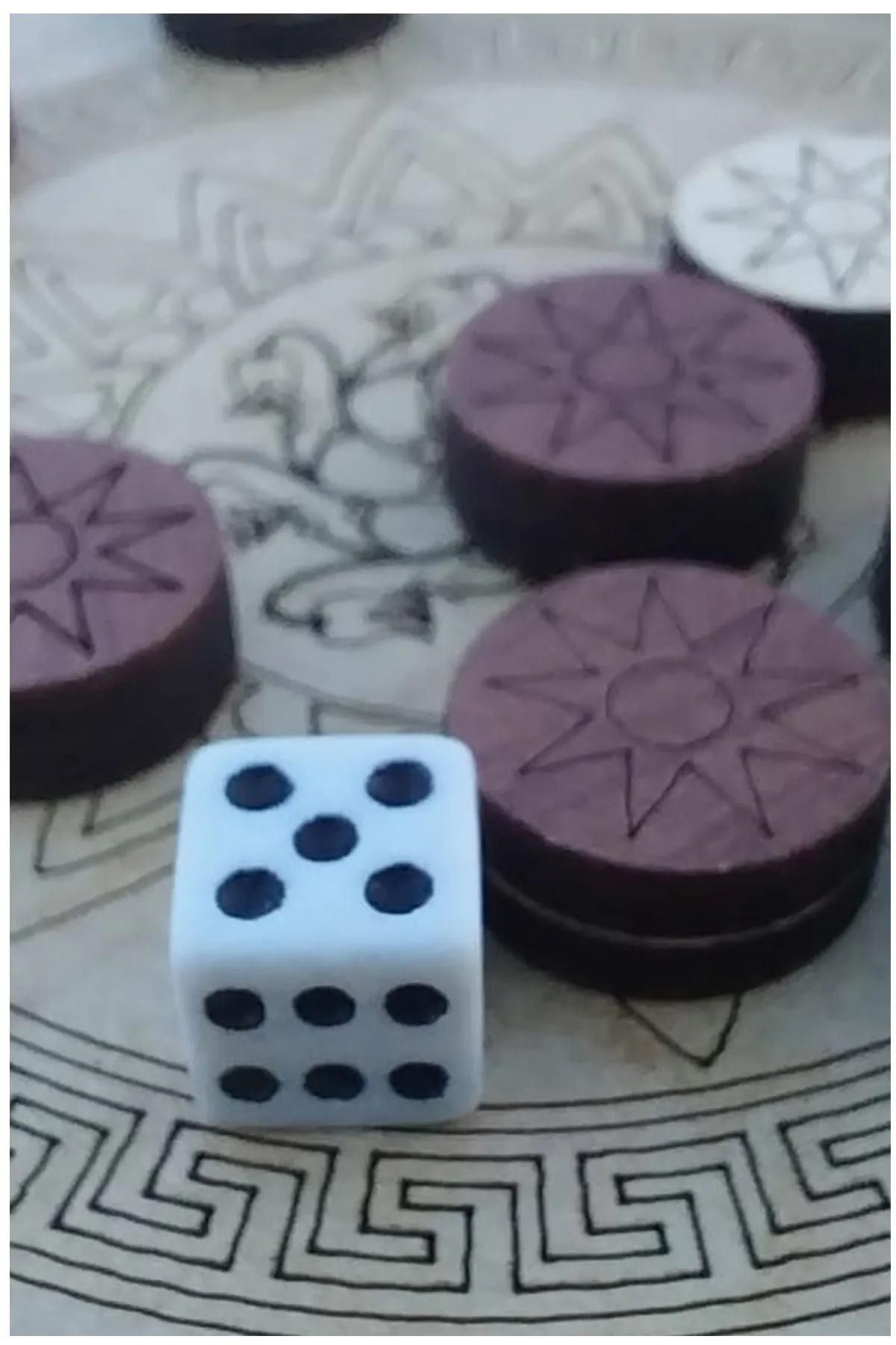 OBRAX-Mini Backgammon - Wooden Scale Backgammon 2