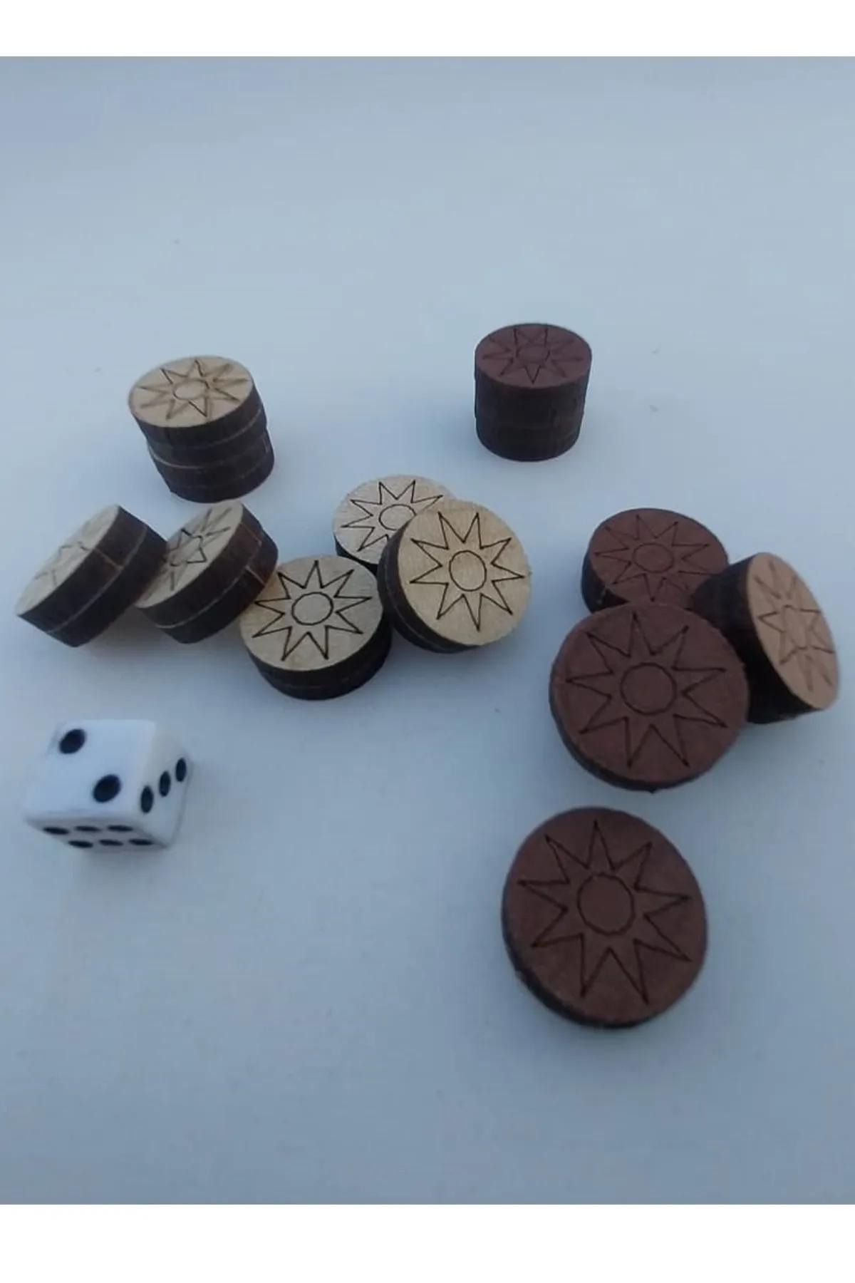 OBRAX-Mini Backgammon - Wooden Scale Backgammon 1