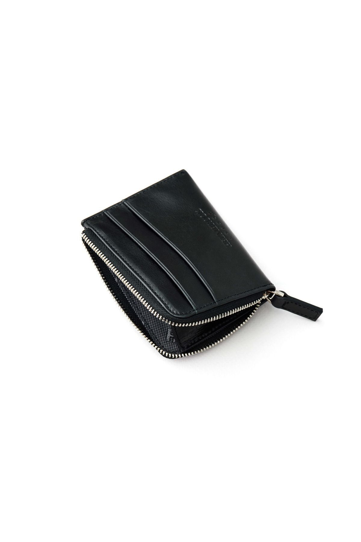 کیف پول مردانه طراحی جیب سیاه چرمی SEWARD ZIPPER بسته چند بخش RFID محافظت شده HELMBROOK