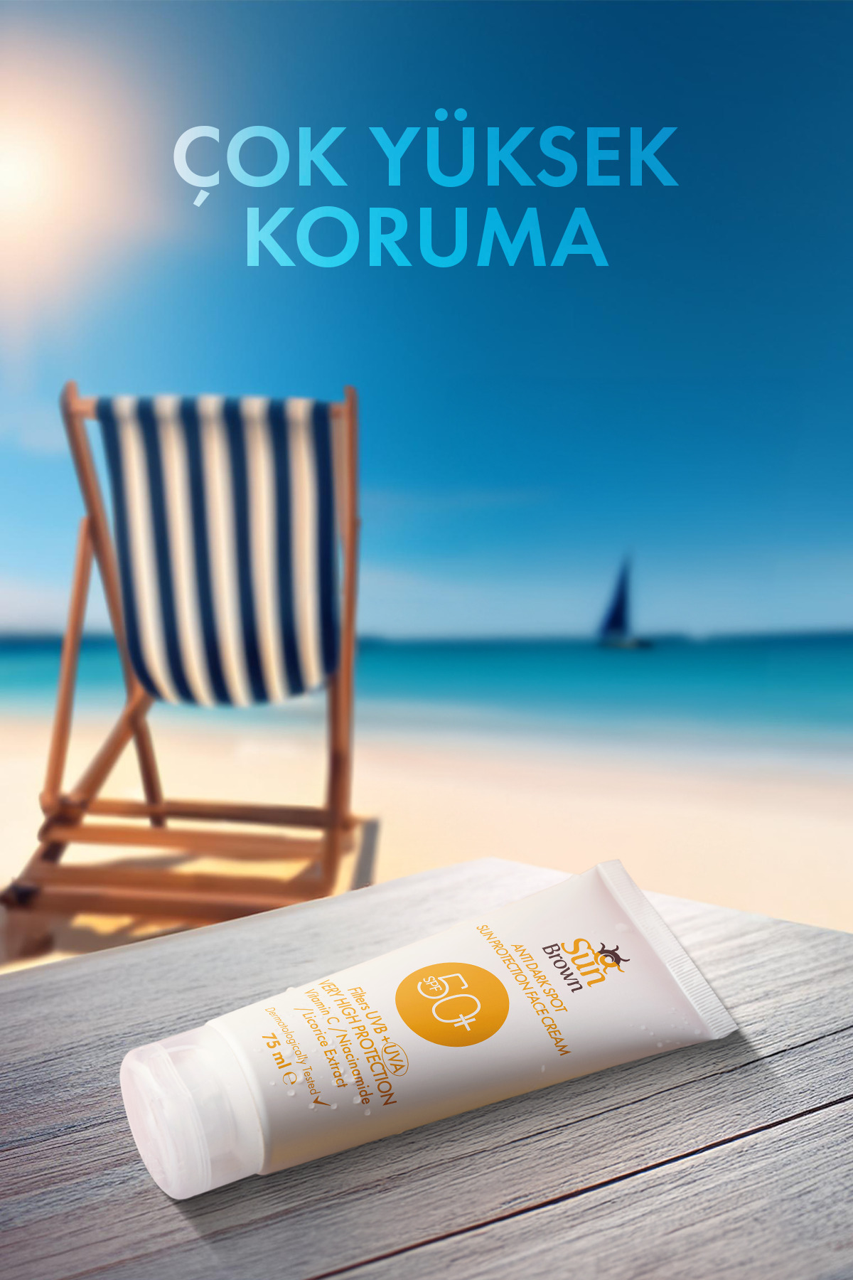 ضد آفتاب صورت   Sun Brown | 8.69787E+12 اورجینال - تصویر 3