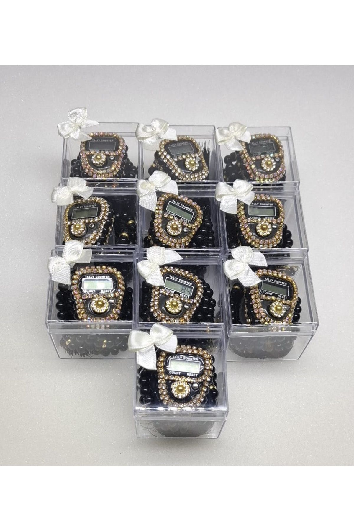 gift, 10-piece Mica Boxed Gemstone Zikirmatik Rosary Gift Set, Mawlid,circumcision, souvenirs