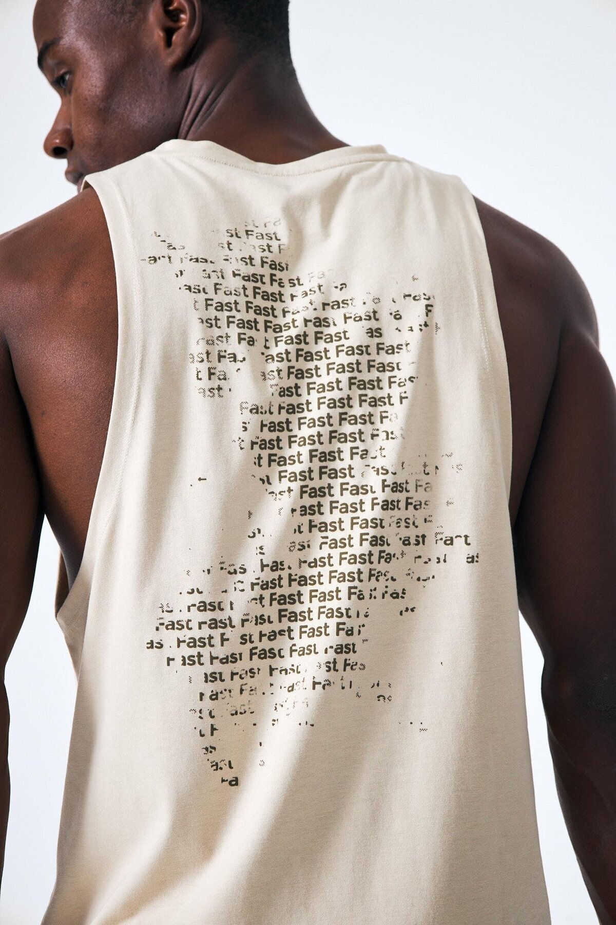 FAST EFFECT WEAR-"Map" Printed Embossed Tank Top 6