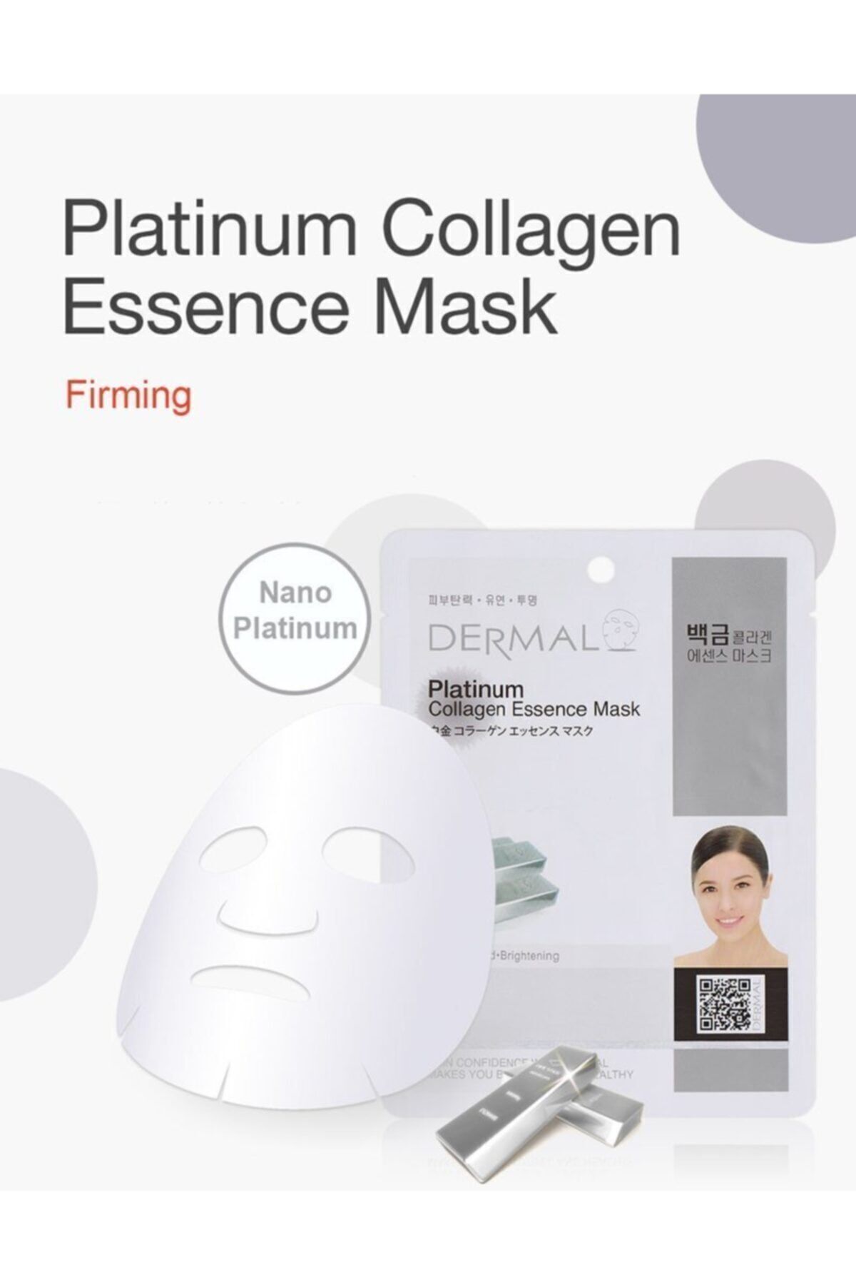 Dermal-Firming, Brightening, Softening Platinum Collagen Mask 23 Gr 4