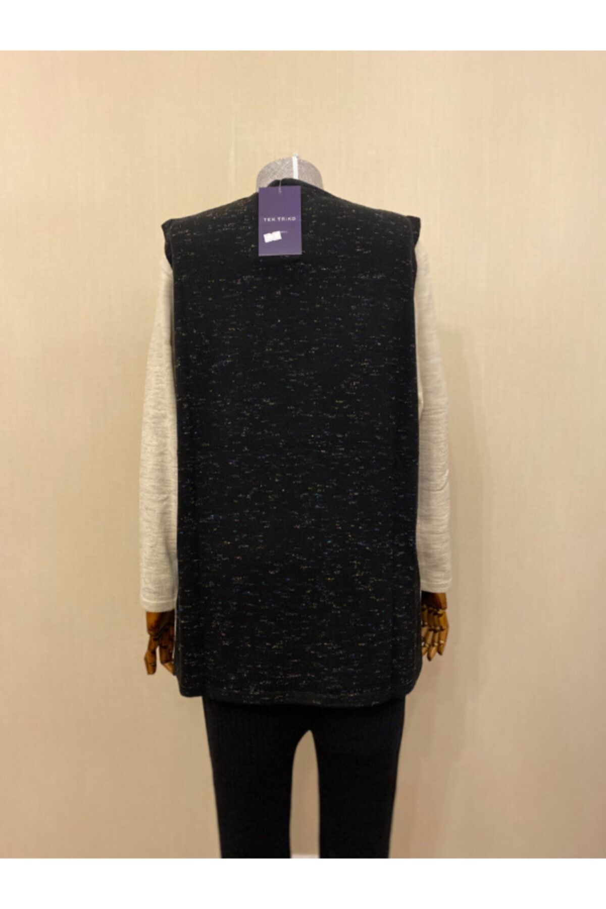 TEK-Knitwear Mother Vest / Melted Black 3